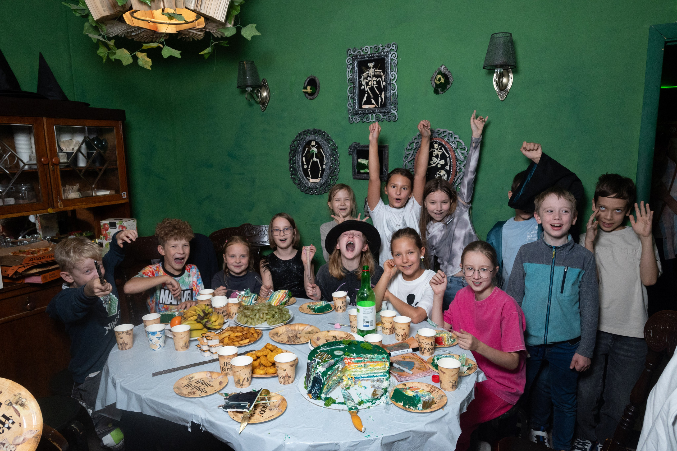 День рождения ребенка в «Подземелье Слизерин». Фотограф мероприятий в Москве