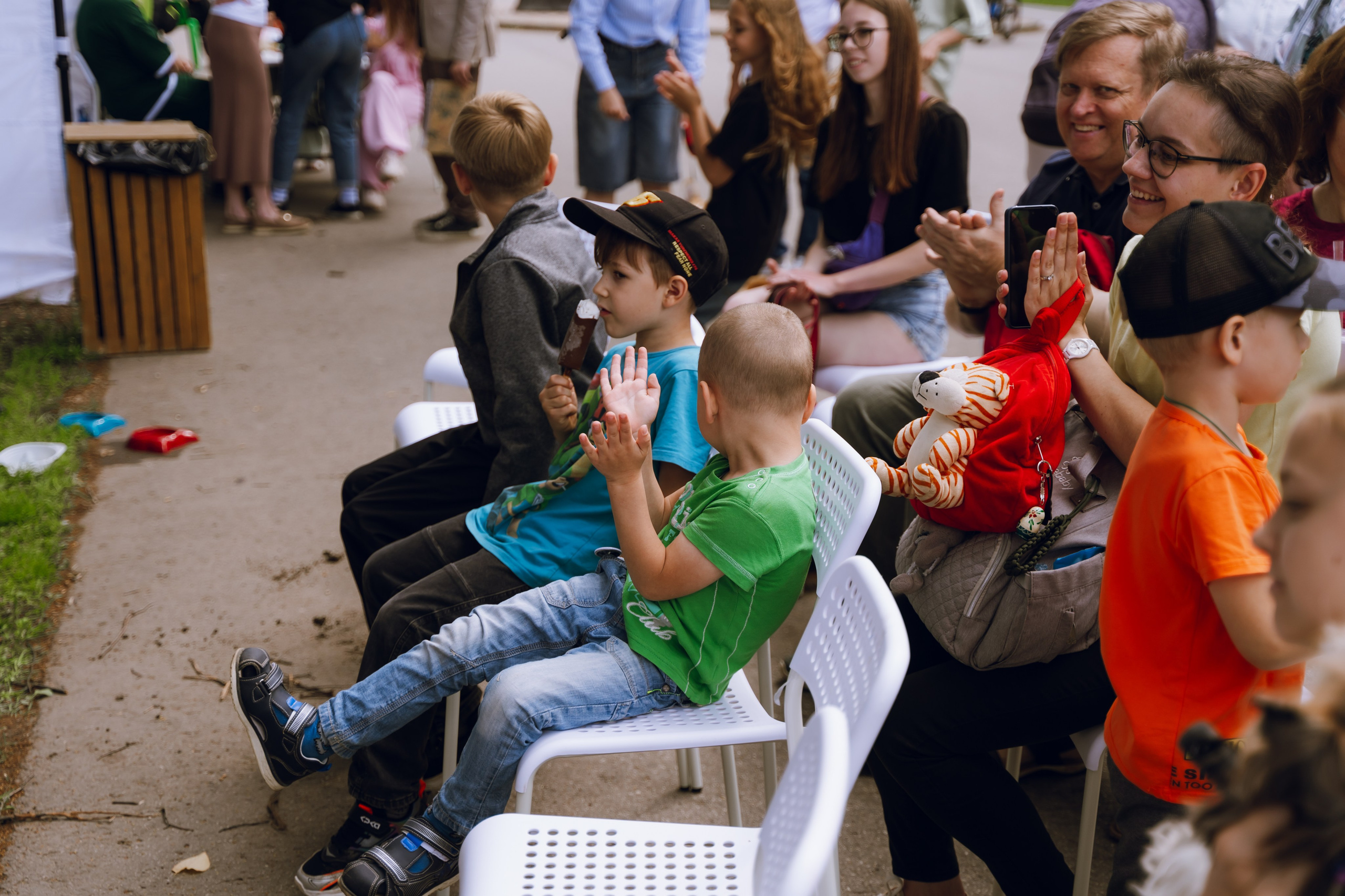 Площадка фестиваля «Мампус и его друзья» в Лесопарке 2025. Фотограф Надежда Погребняк | Рязань | Москва