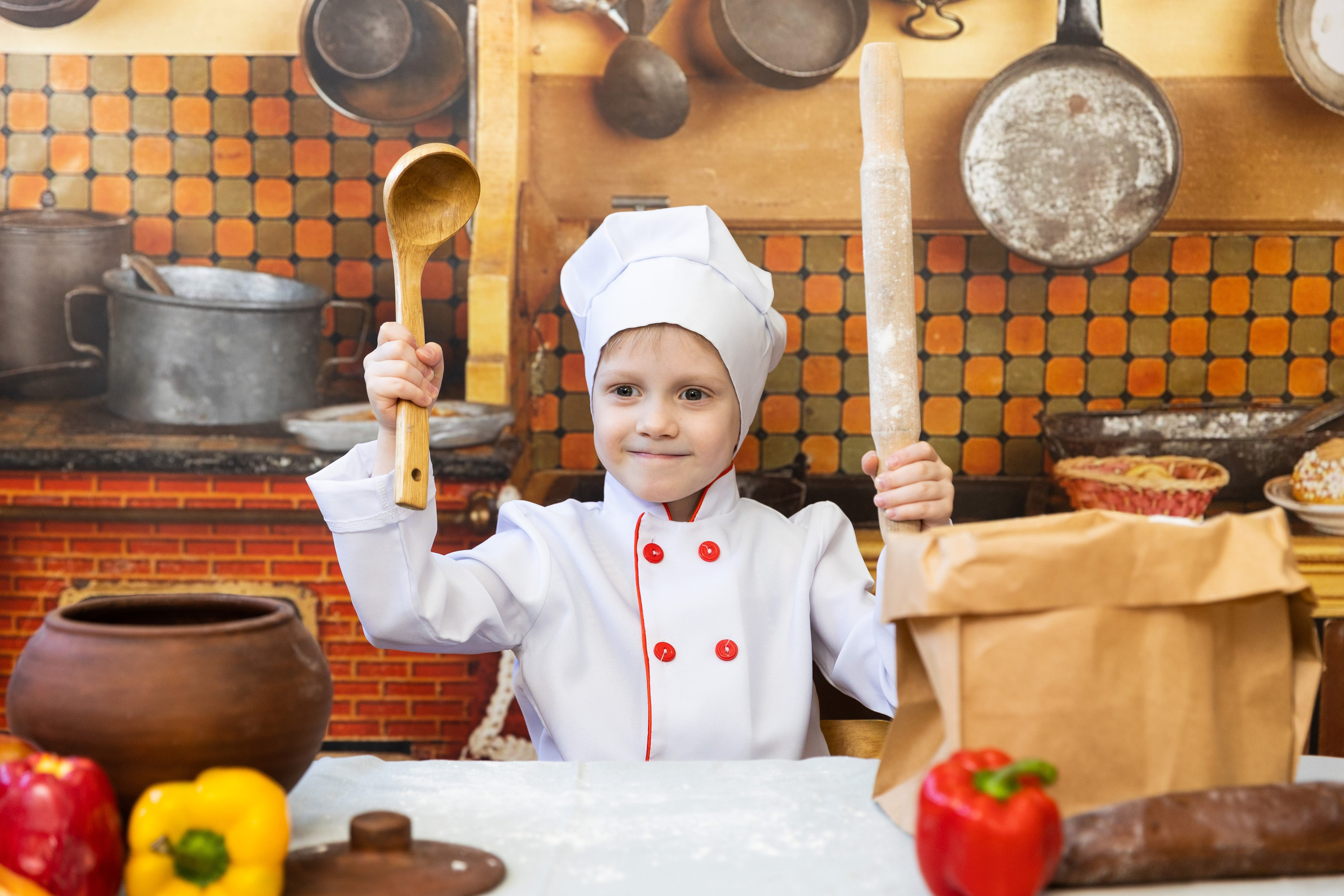 Тематическая «Поварята». Семейный, детский, школьный фотограф в Благовещенске Яна Белоусова