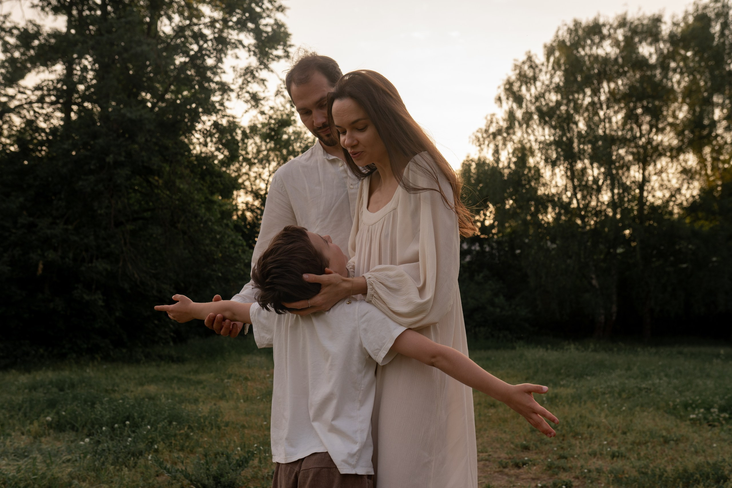 Лена, Сережа, Миша и София. Семейный фотограф в Москве Лилия Лебедева
