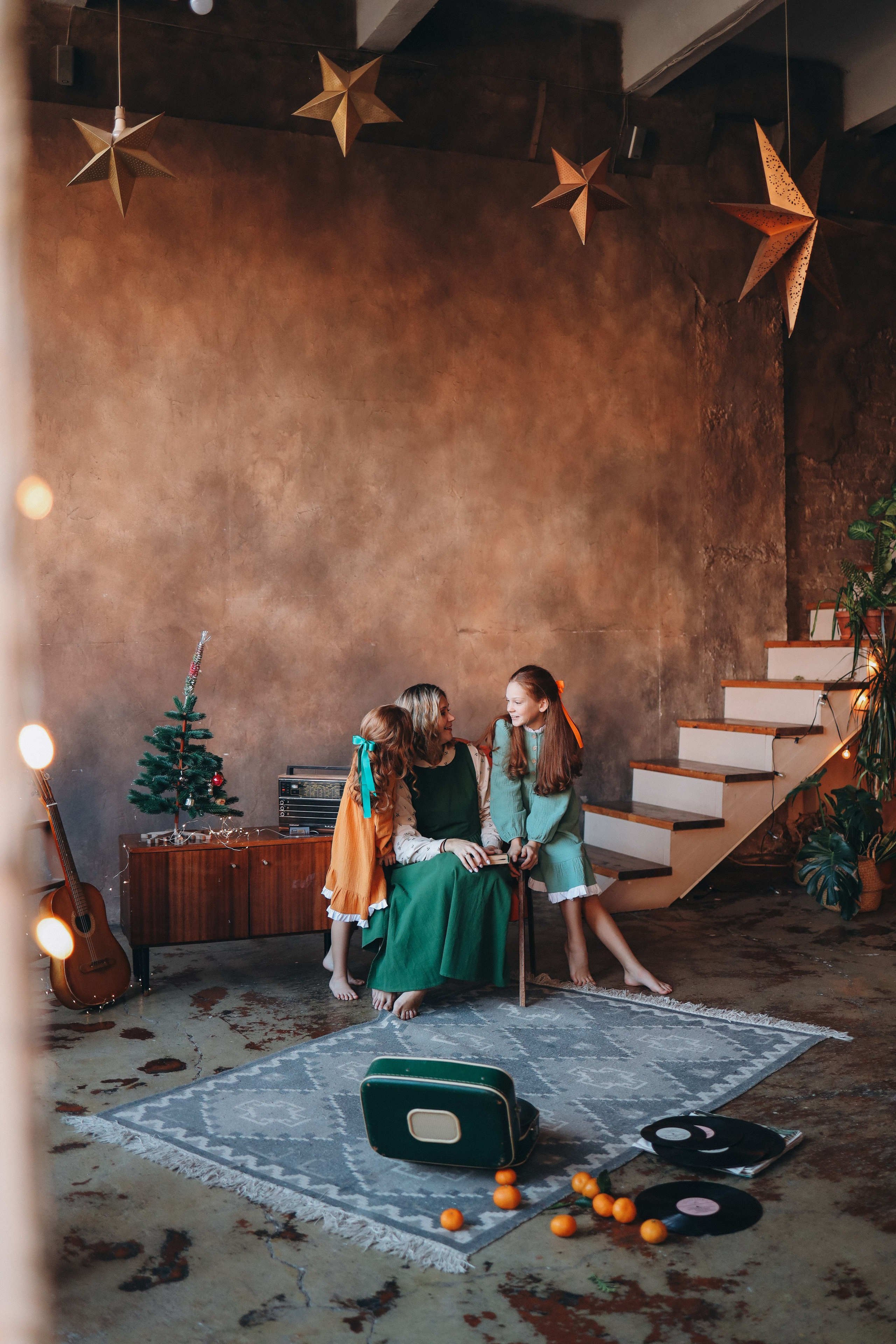 Мама и дочки в фотостудии Чувство. Marina Shakirova Photography