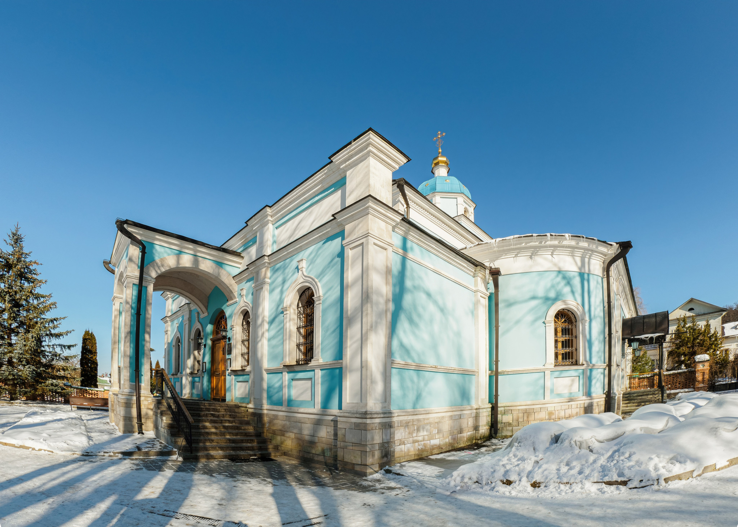 Оптина пустынь. Зима 2023 года. Фотограф Никифоров-Гордеев Сергей. Москва и МО