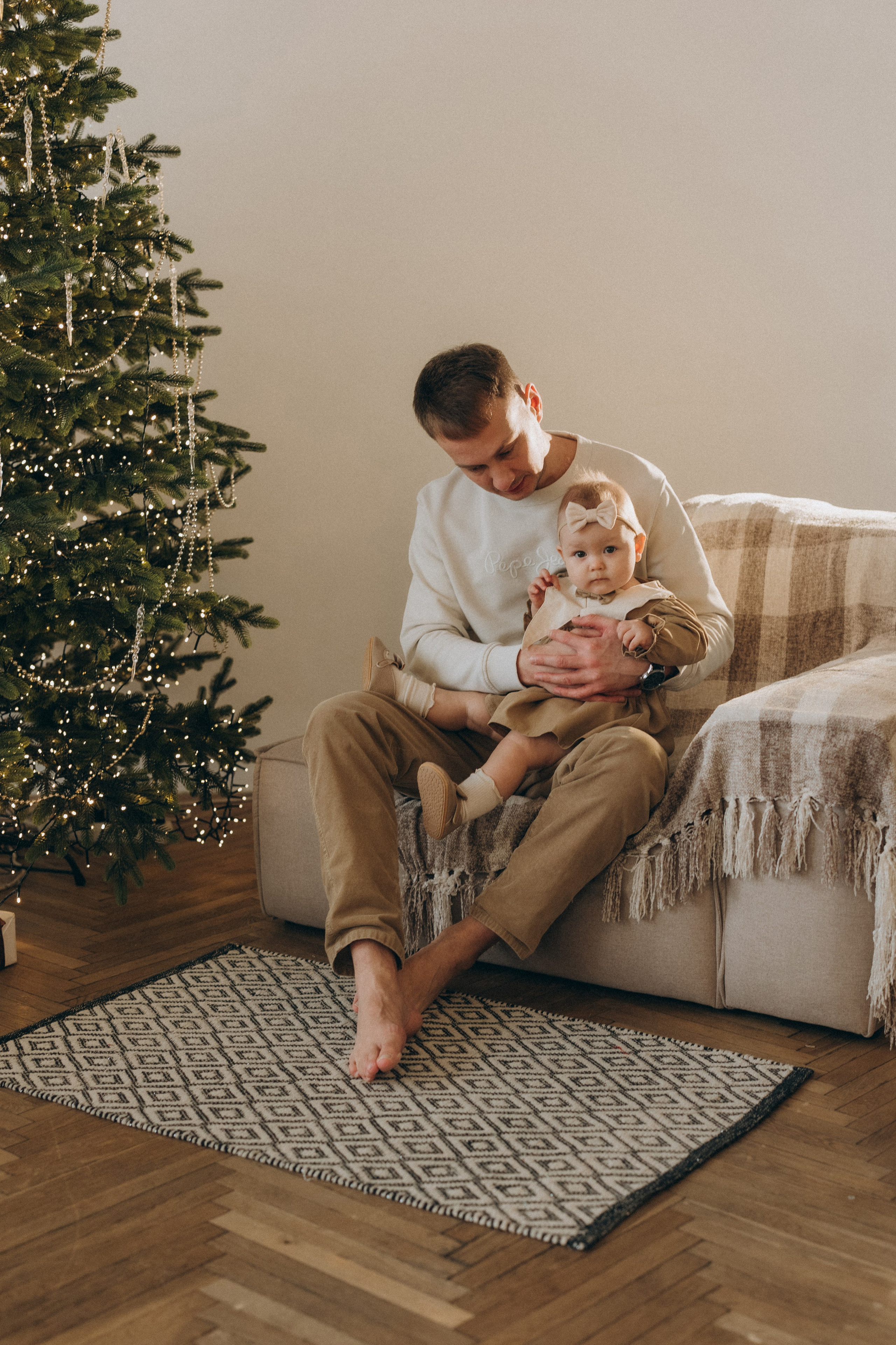 Семейная новогодняя фотосессия. Фотограф Москва Виктория-Антуанетта