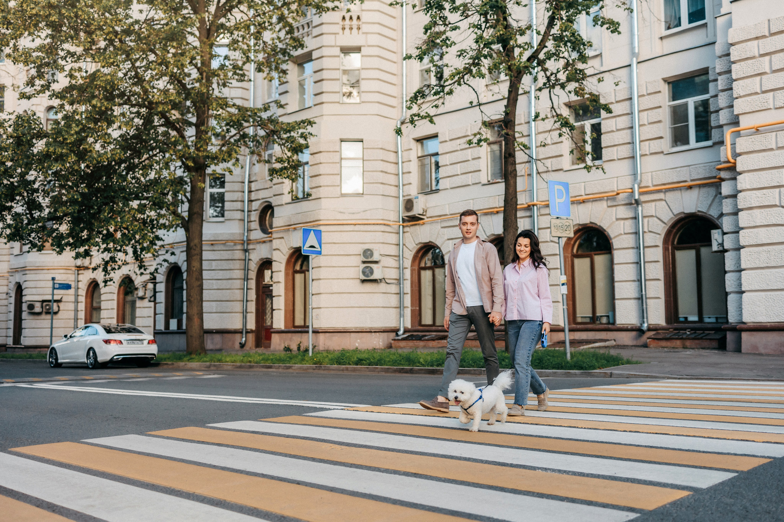 Марина, Данил и Бруно. Фотограф-анималист Елена Радченко, Москва