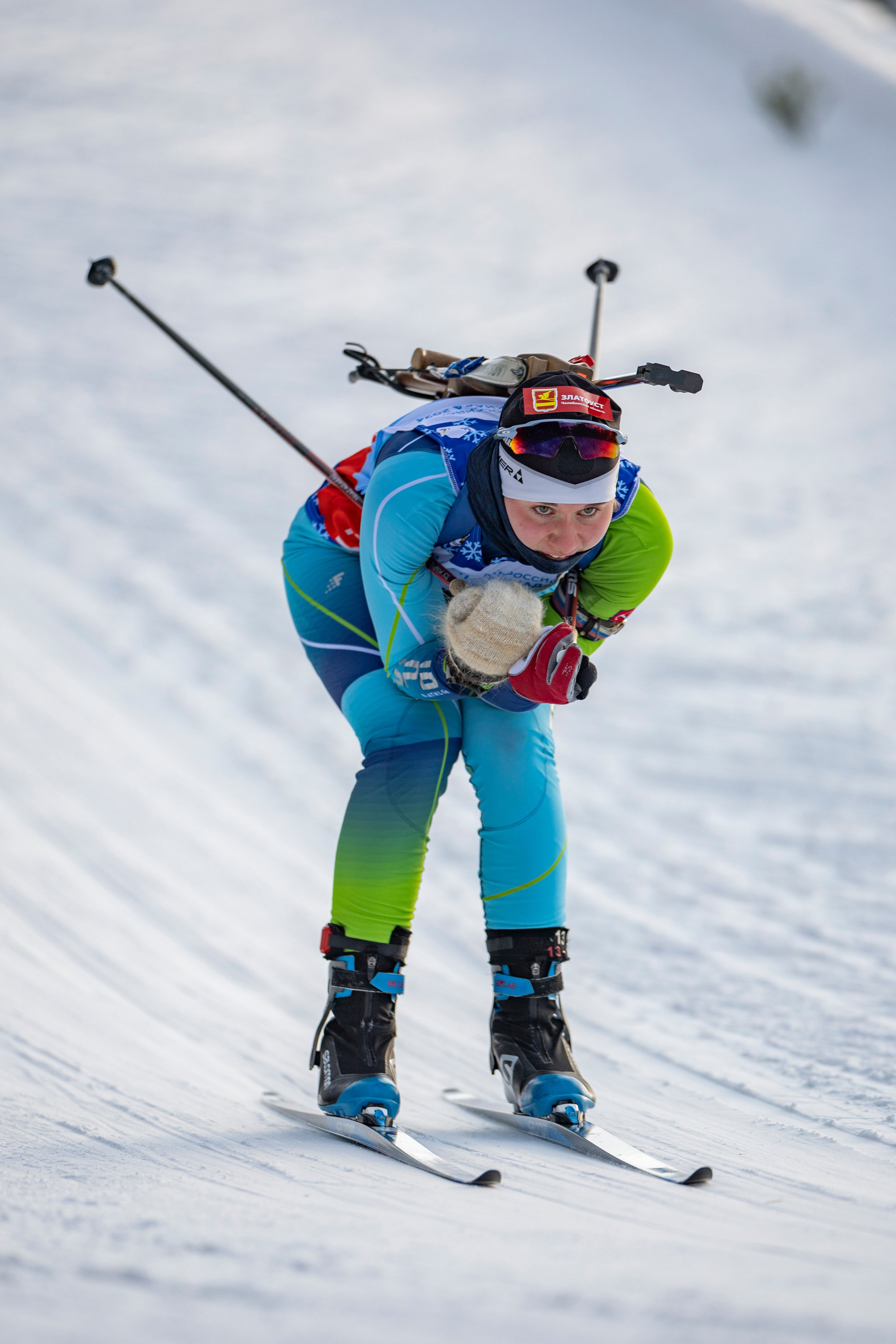 Всероссийская спартакиада по биатлону. Спринт. Женщины. Спортивный репортажный фотограф Казань Нафис Сиразетдинов