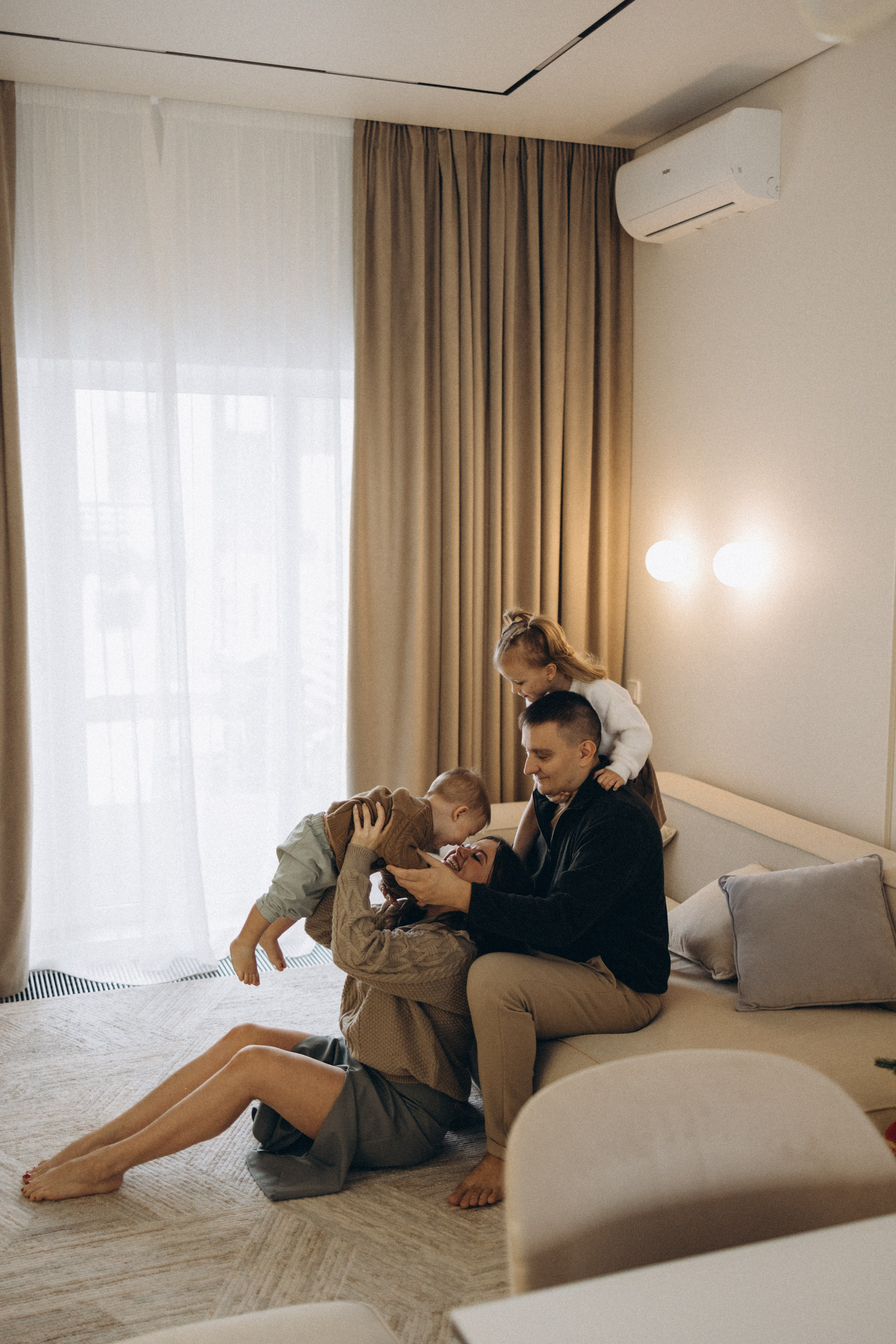 Новый года дома. Семейный и детский фотограф в Тюмени Вика Алленова