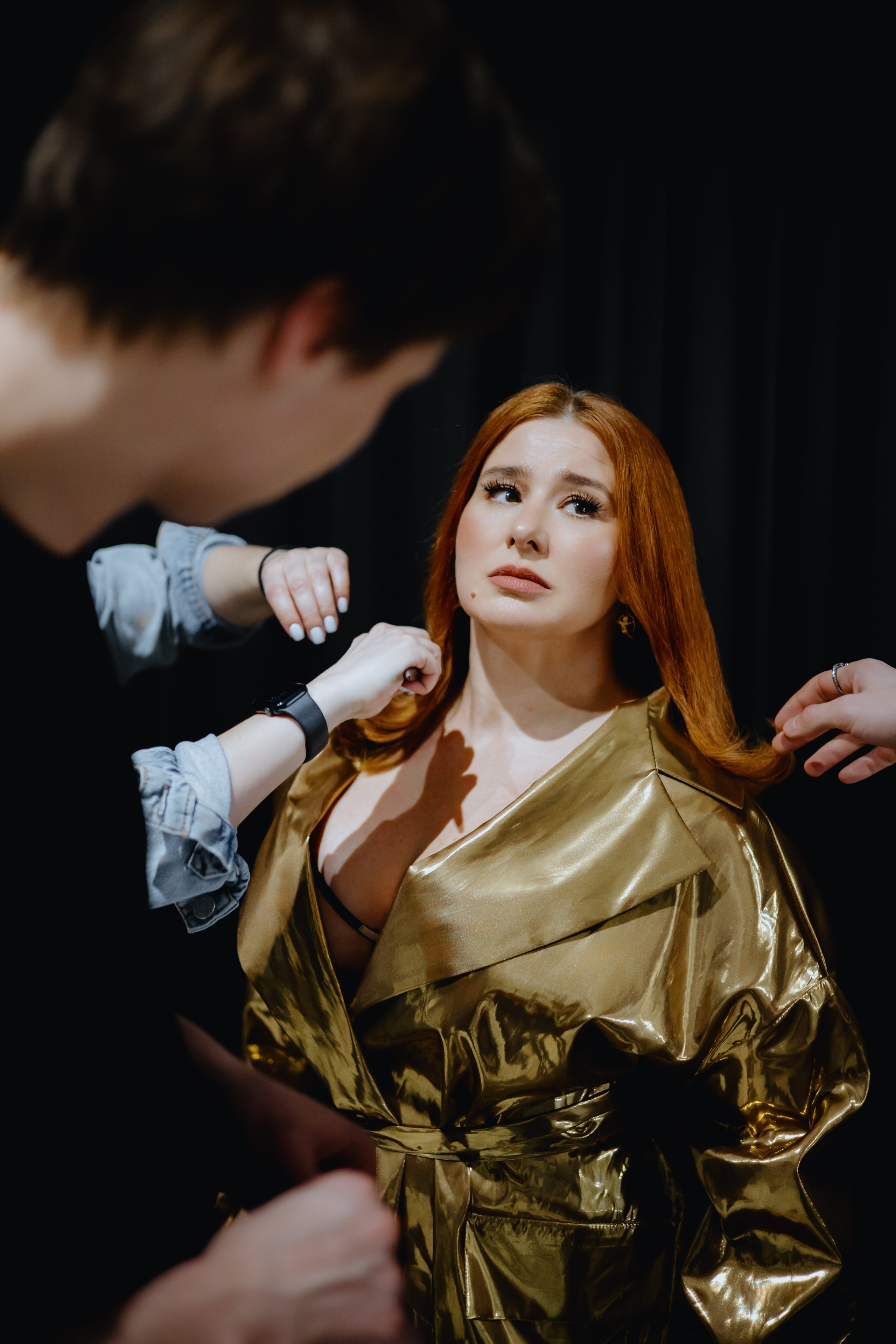 Backstage для журнала «Караван историй» с Юлией Куварзиной. Фотограф в Москве и Санкт-Петербурге Дарина