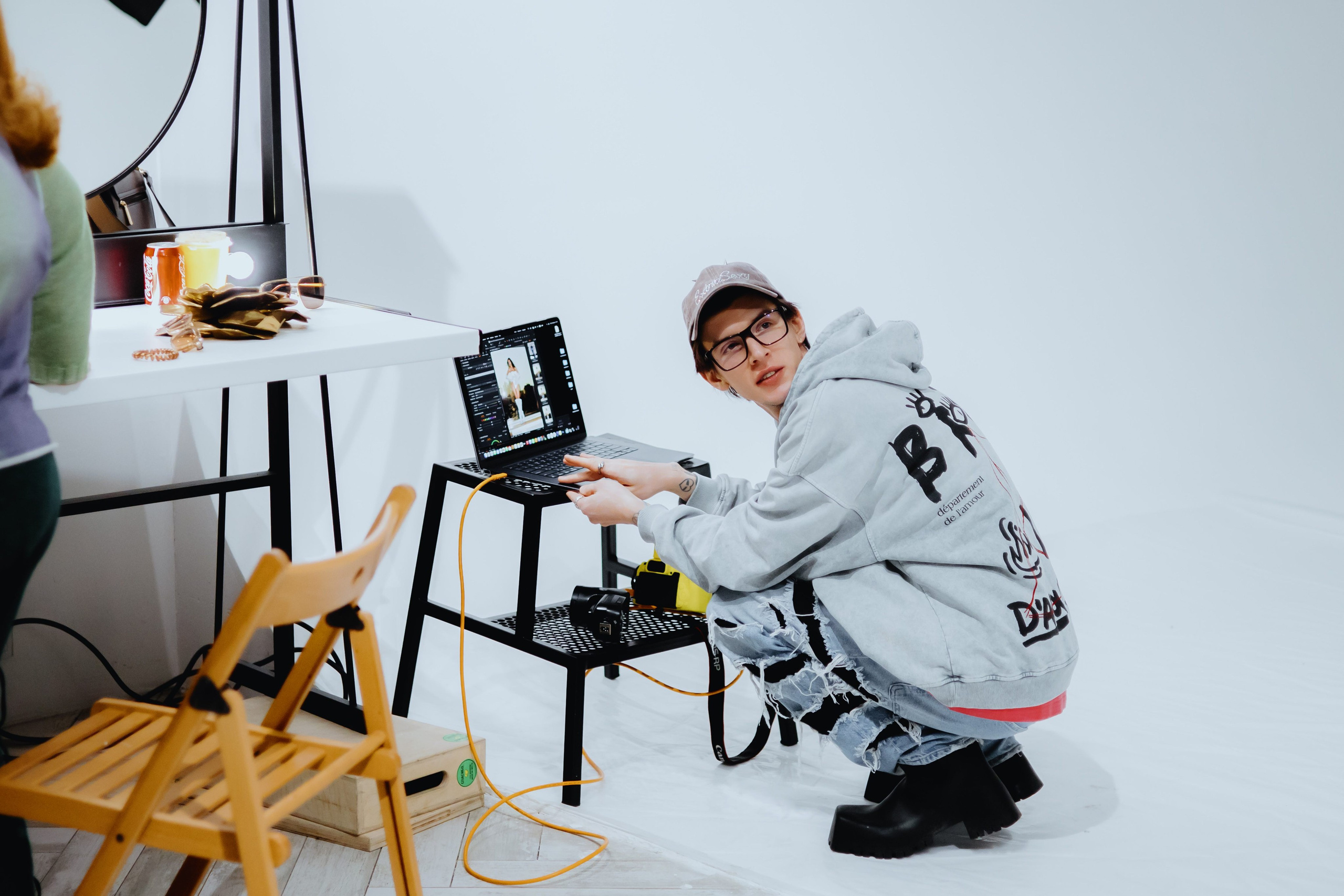 Backstage для журнала «Караван историй» с Юлией Куварзиной. Фотограф в Москве и Санкт-Петербурге Дарина