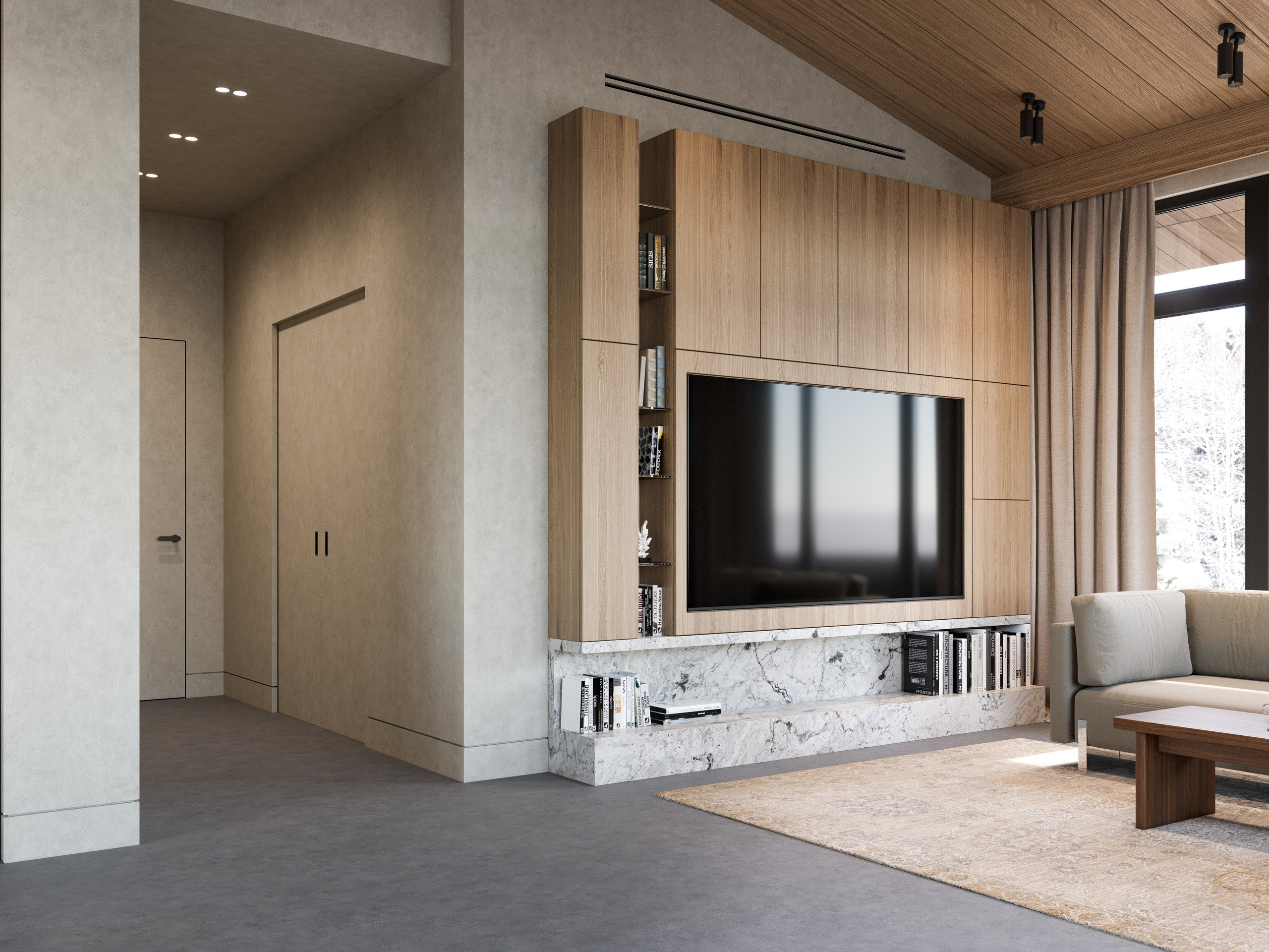 Рендер гостиной