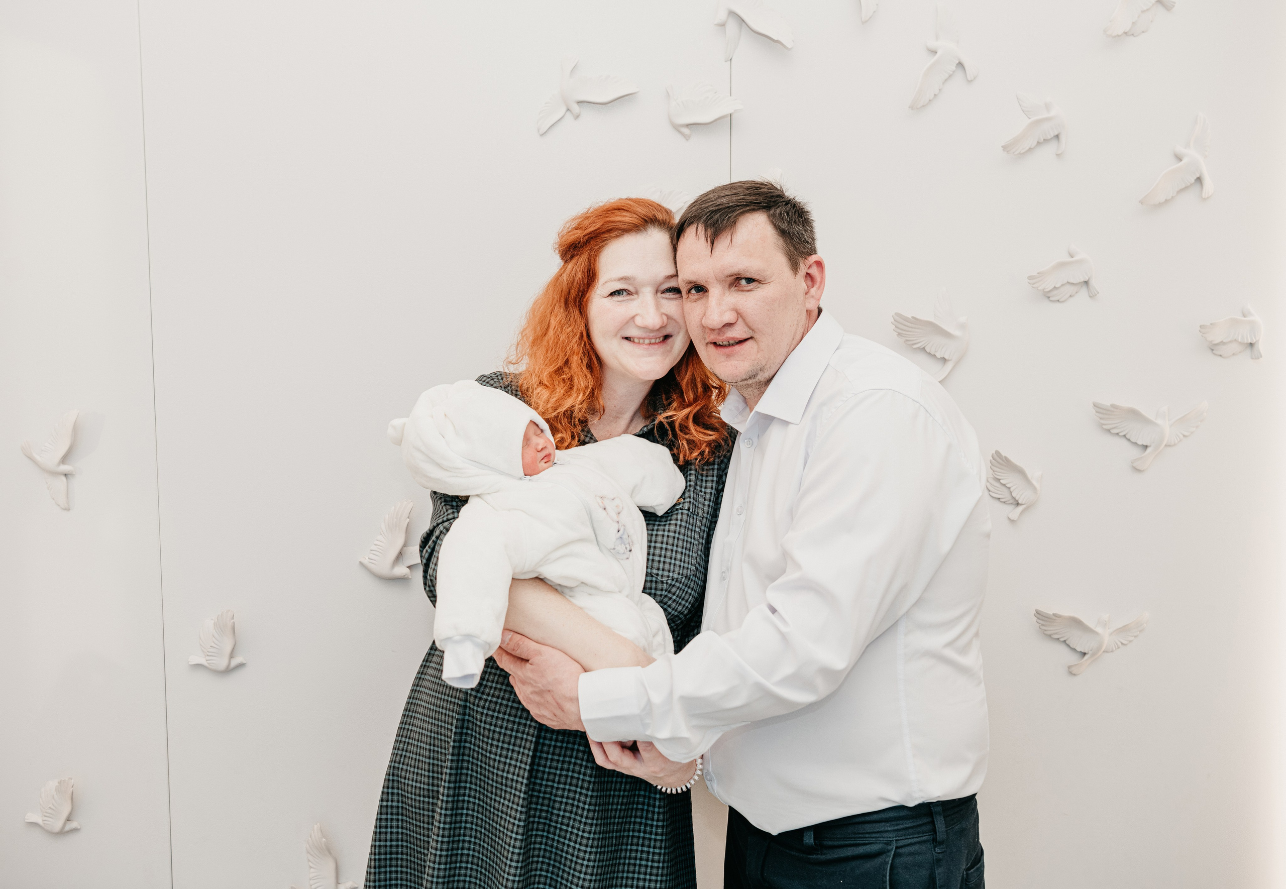 Выписка Алены. 4 роддом. Фотограф на выписку из роддома в Москве и МО