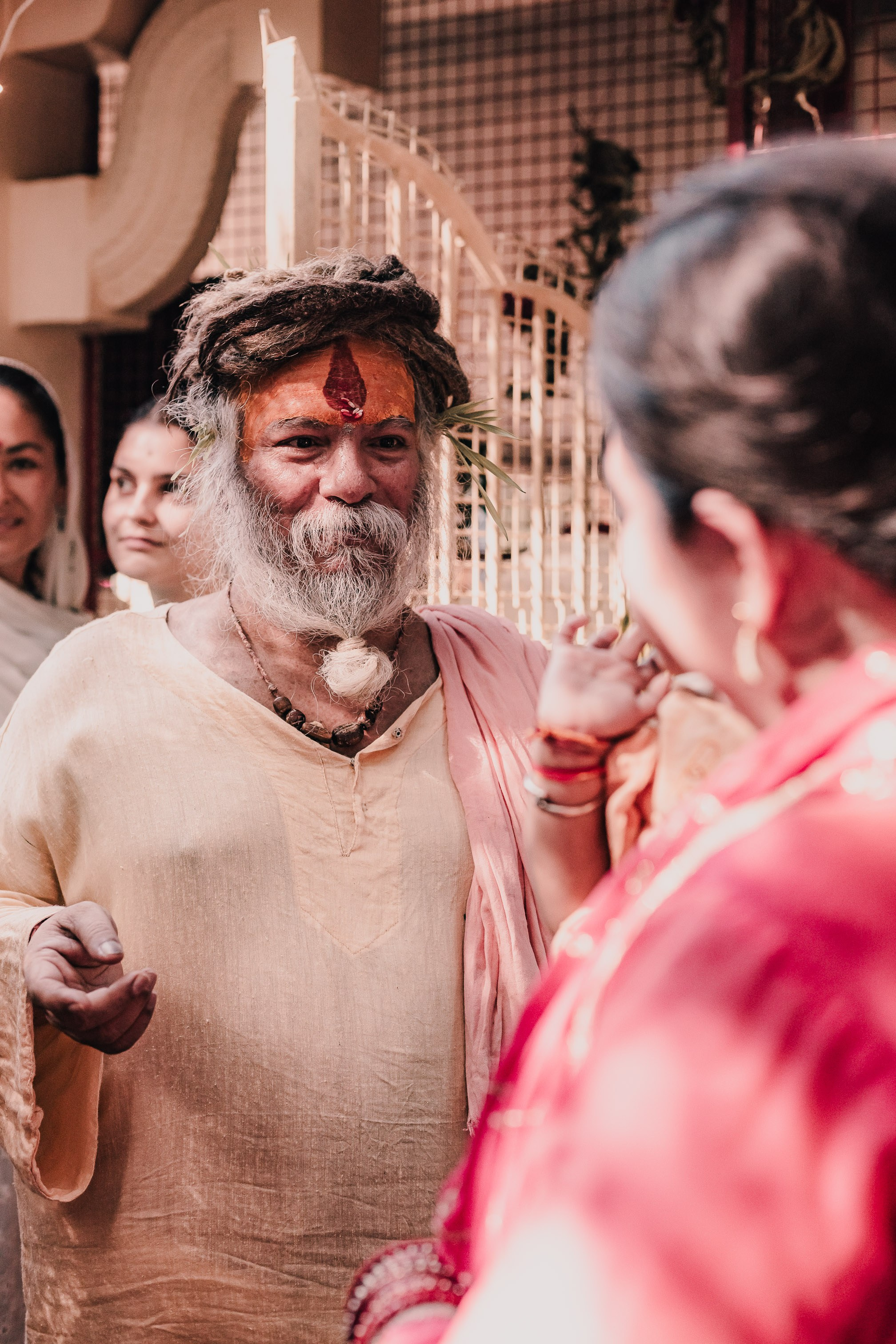 Navaratri yajna at Devraha Baba Ji ashram. Мариам Багдасарян