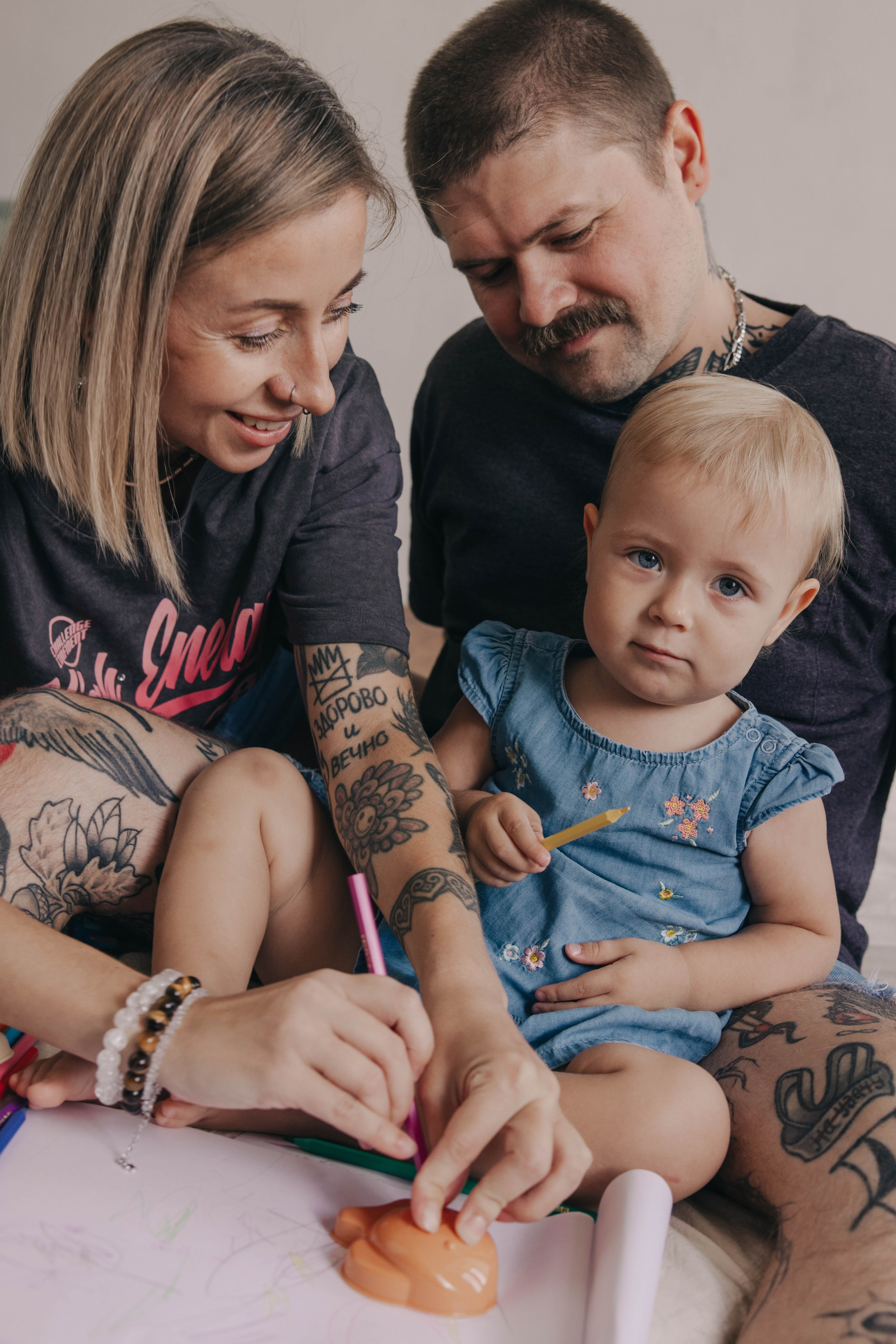 Оля, Кирилл и Мия. Ксения Цыгир, фотограф в Петербурге