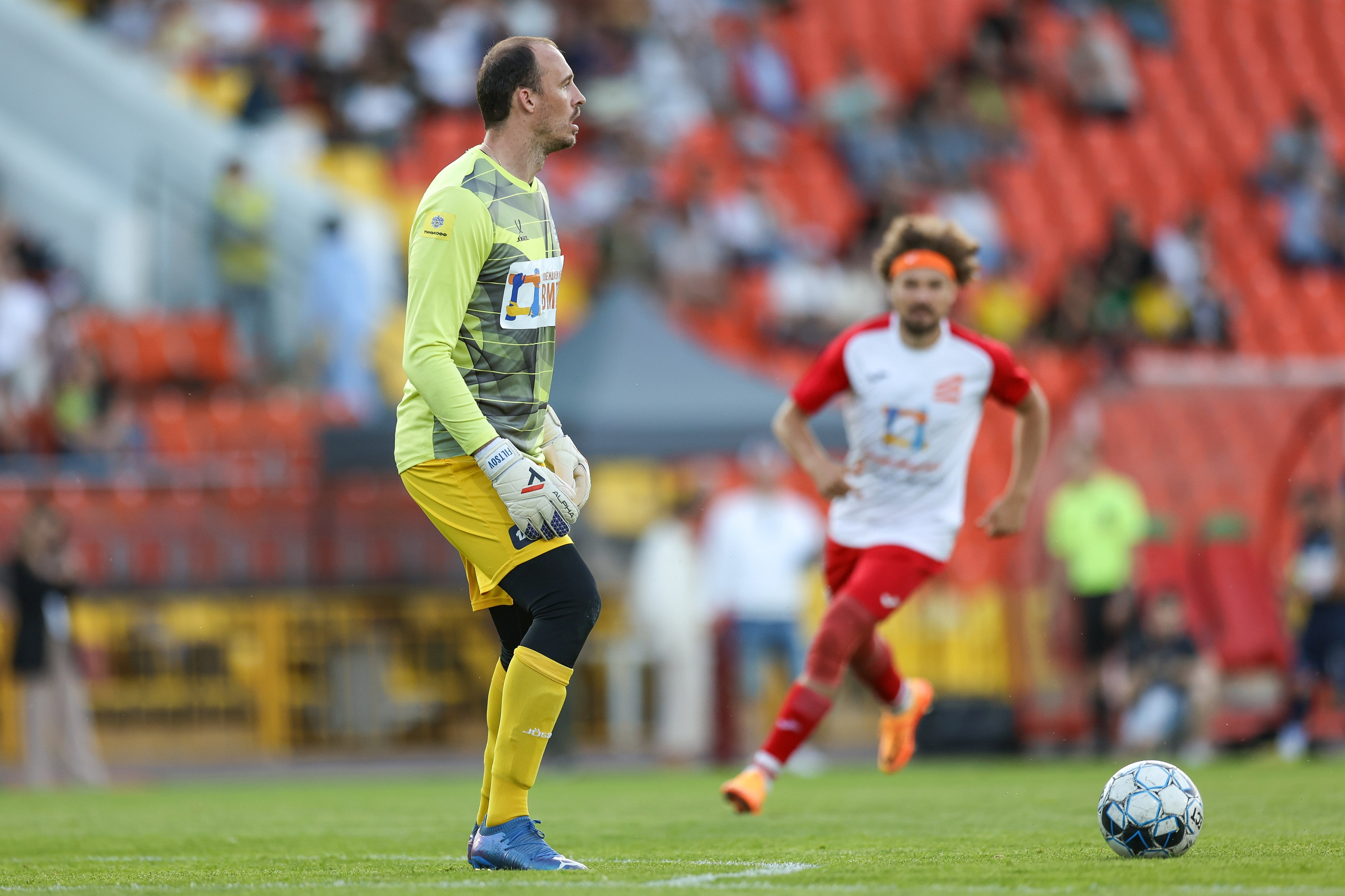 Благотворительный футбольный матч Друзья Бурмистрова vs ФК Fight Nights. Спортивный репортажный фотограф Казань Нафис Сиразетдинов