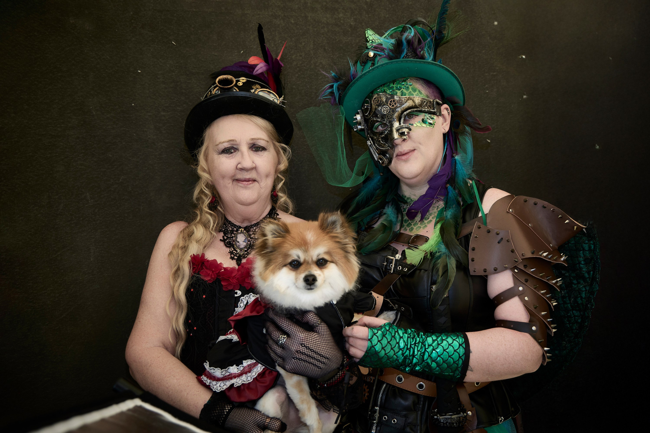 Modern digital portrait in Victorian tintype style, photographed by Maria Poleshchuk at Goulburn Fair.