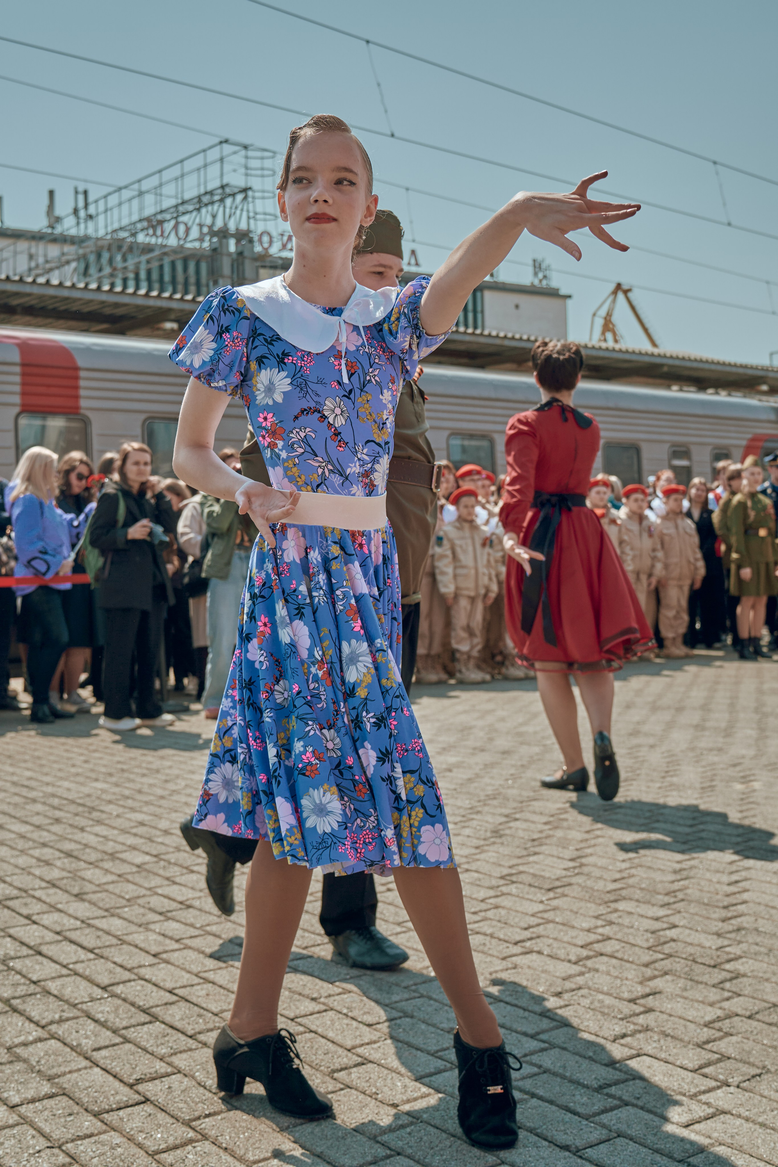 Поезд Победы!. Фотограф во Владивостоке