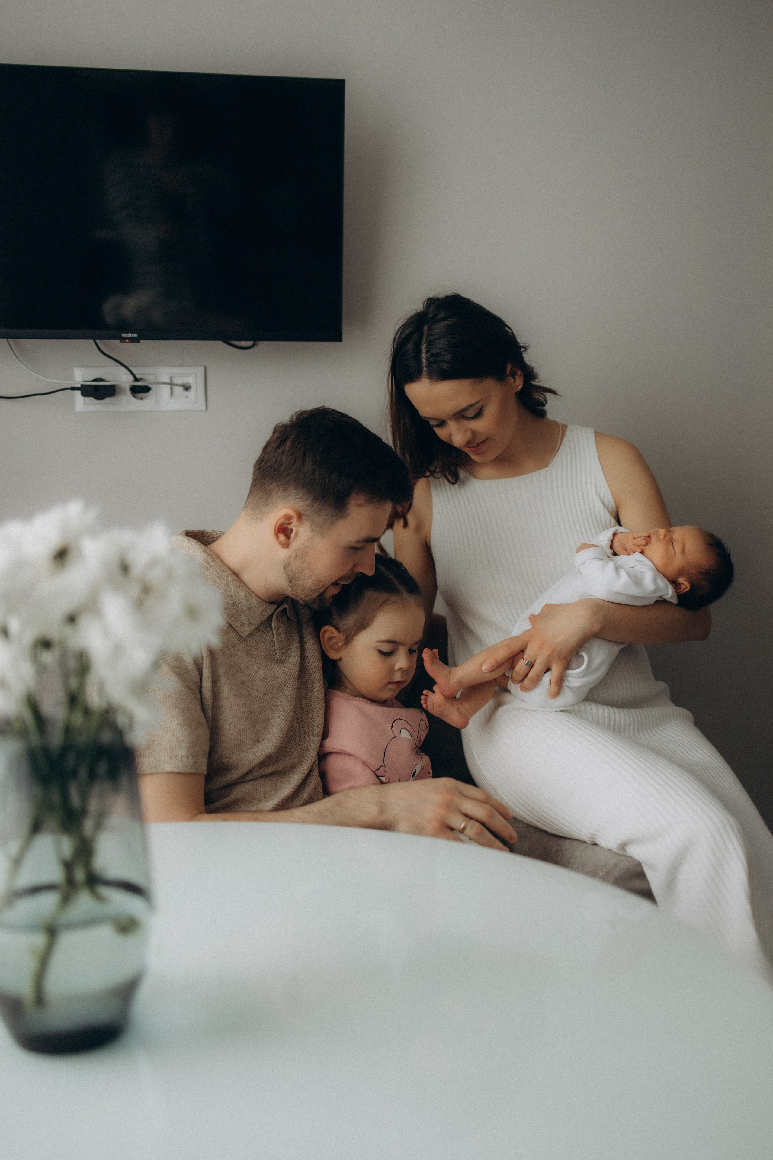 Маленькая кроха Есения. Семейный фотограф в Москве Анастасия Шалда