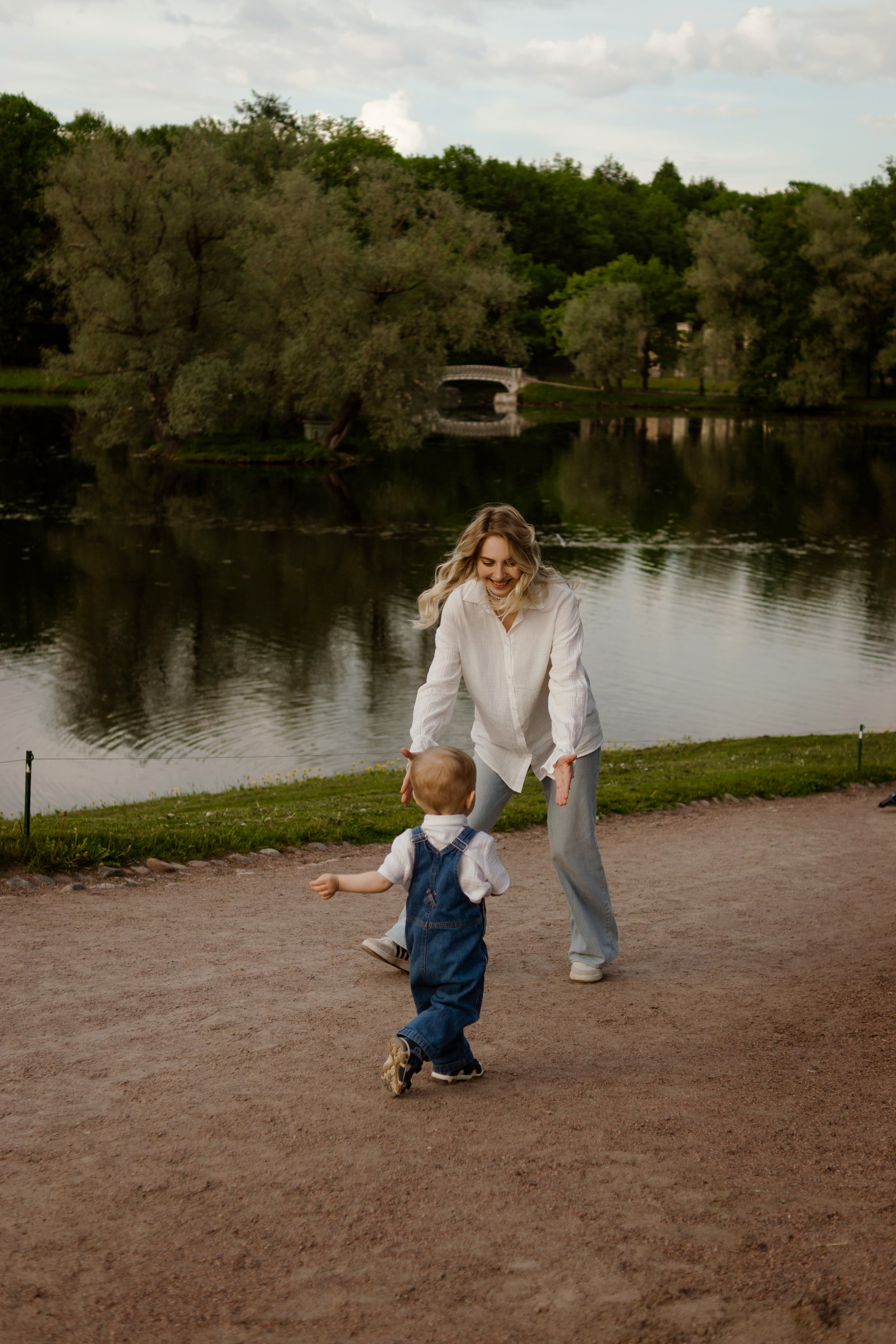 Аня с сыном Сашей