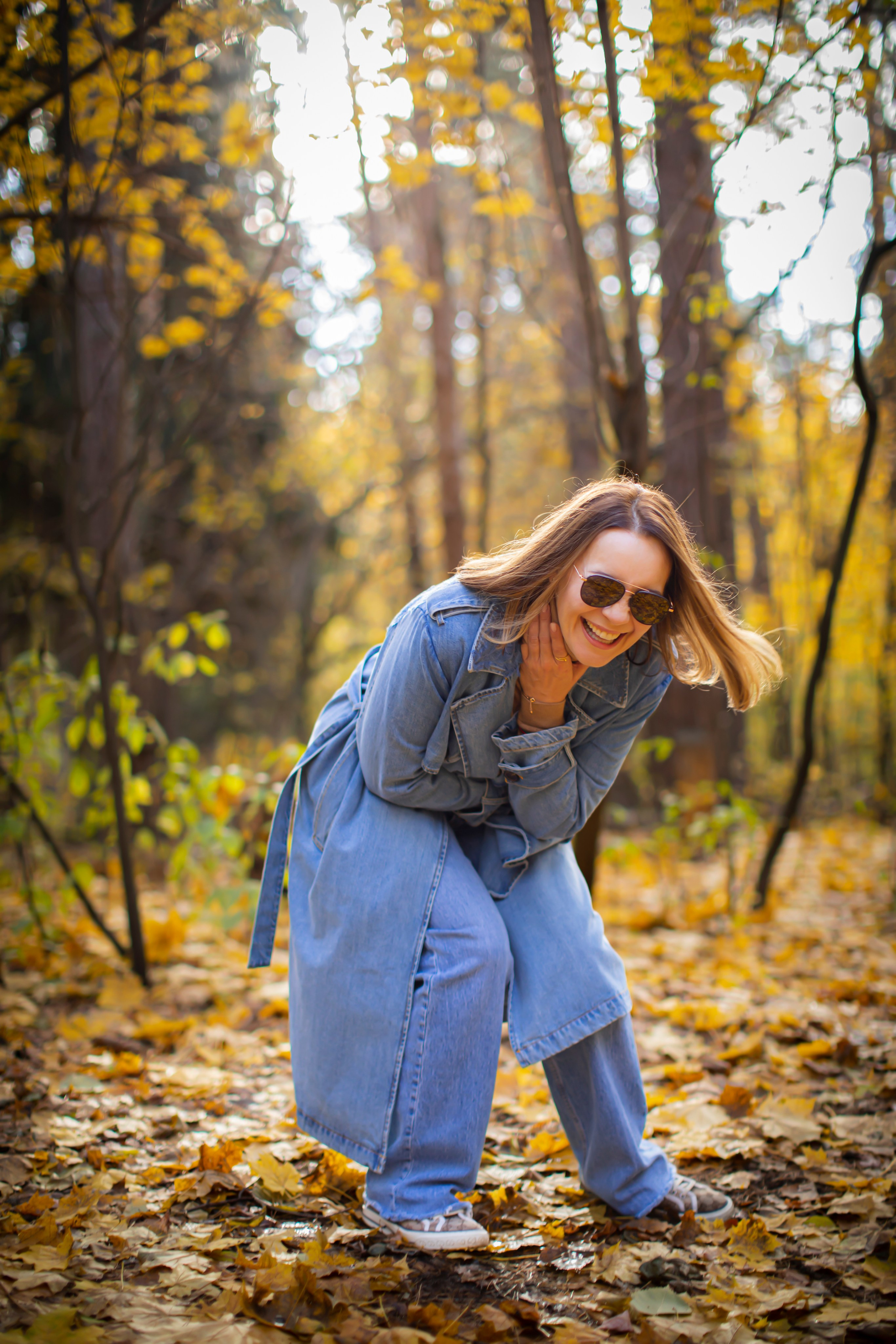 Елена и золотая осень. Фотограф Наталья Штукина