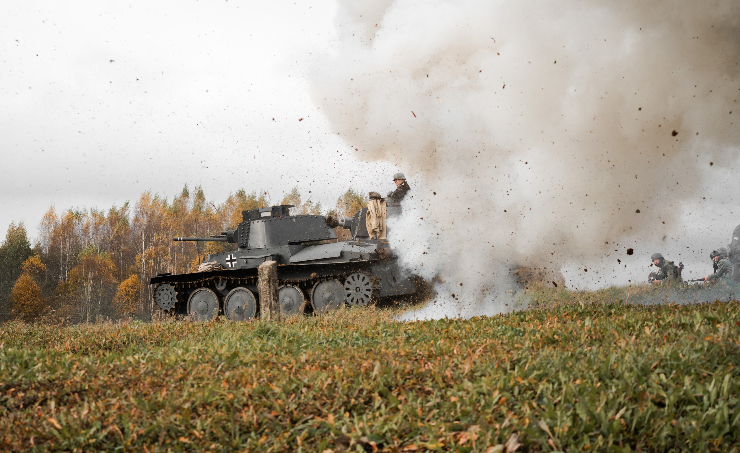 «Москва за нами» — реконструкция битвы в Подмосковье, п. Бородино. Свадебный фотограф Виктория Баталина