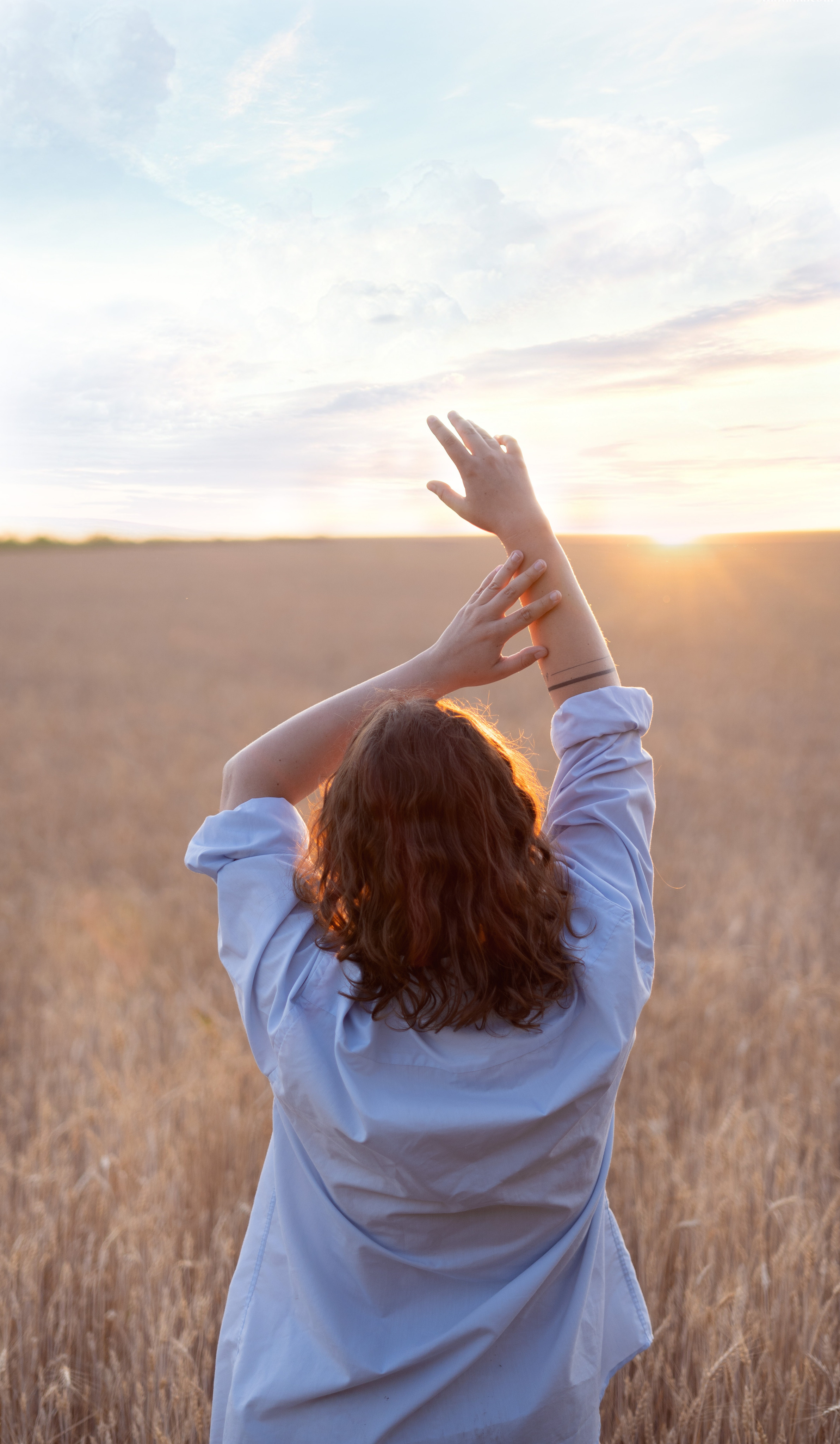 Закатное поле. Семейный и детский фотограф Ростов-на-Дону Кылосова Елена