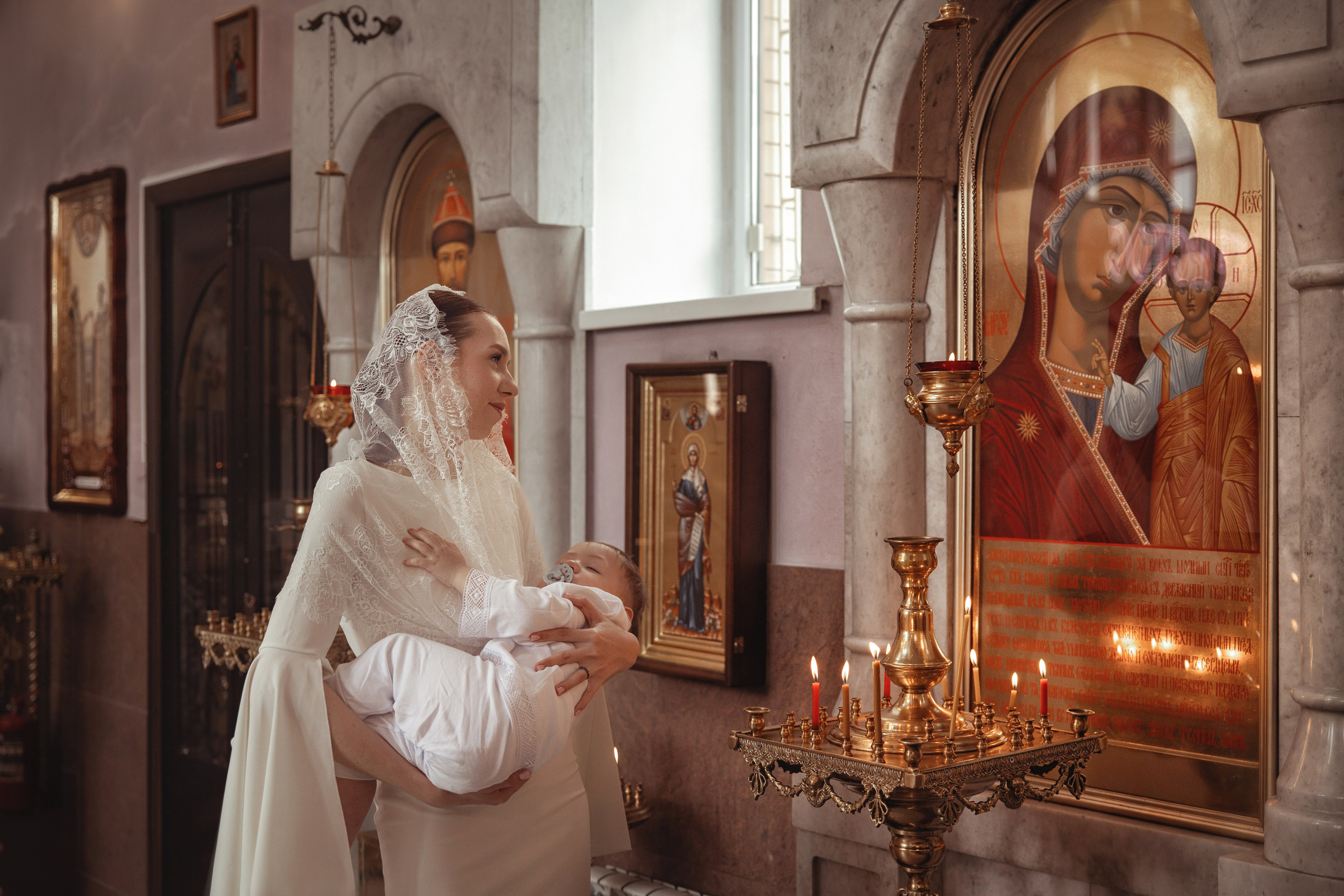 Таинство Крещения Льва. Храм Архангела Михаила г. Краснодар. Фотограф на Крещение и Венчание Краснодарский край — Гранкина Юлия