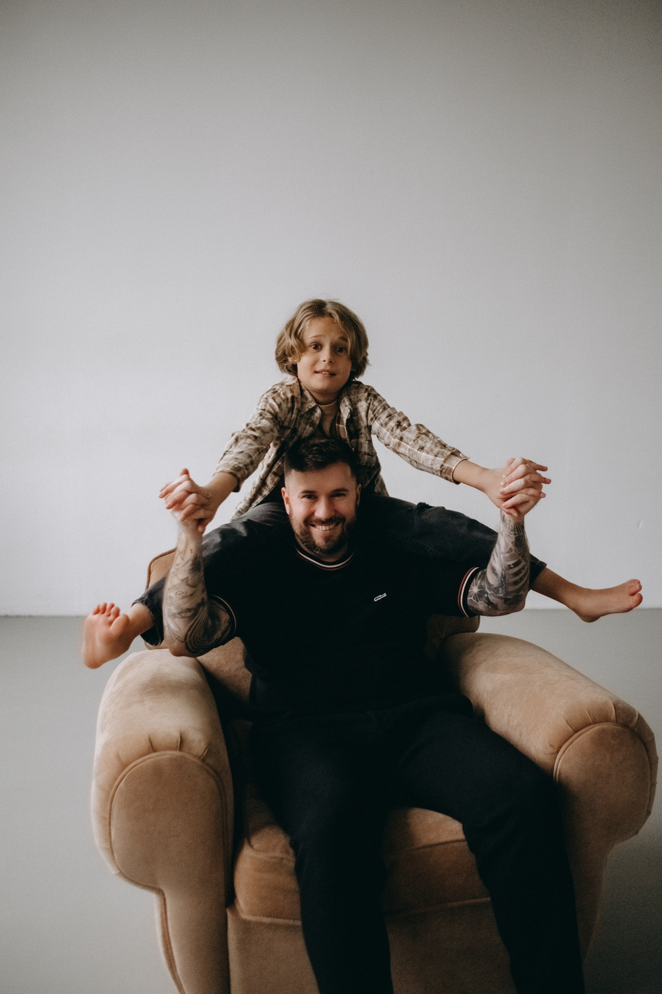 Папа и сын. Семейный фотограф в Санкт-Петербурге Дарья Косянчук