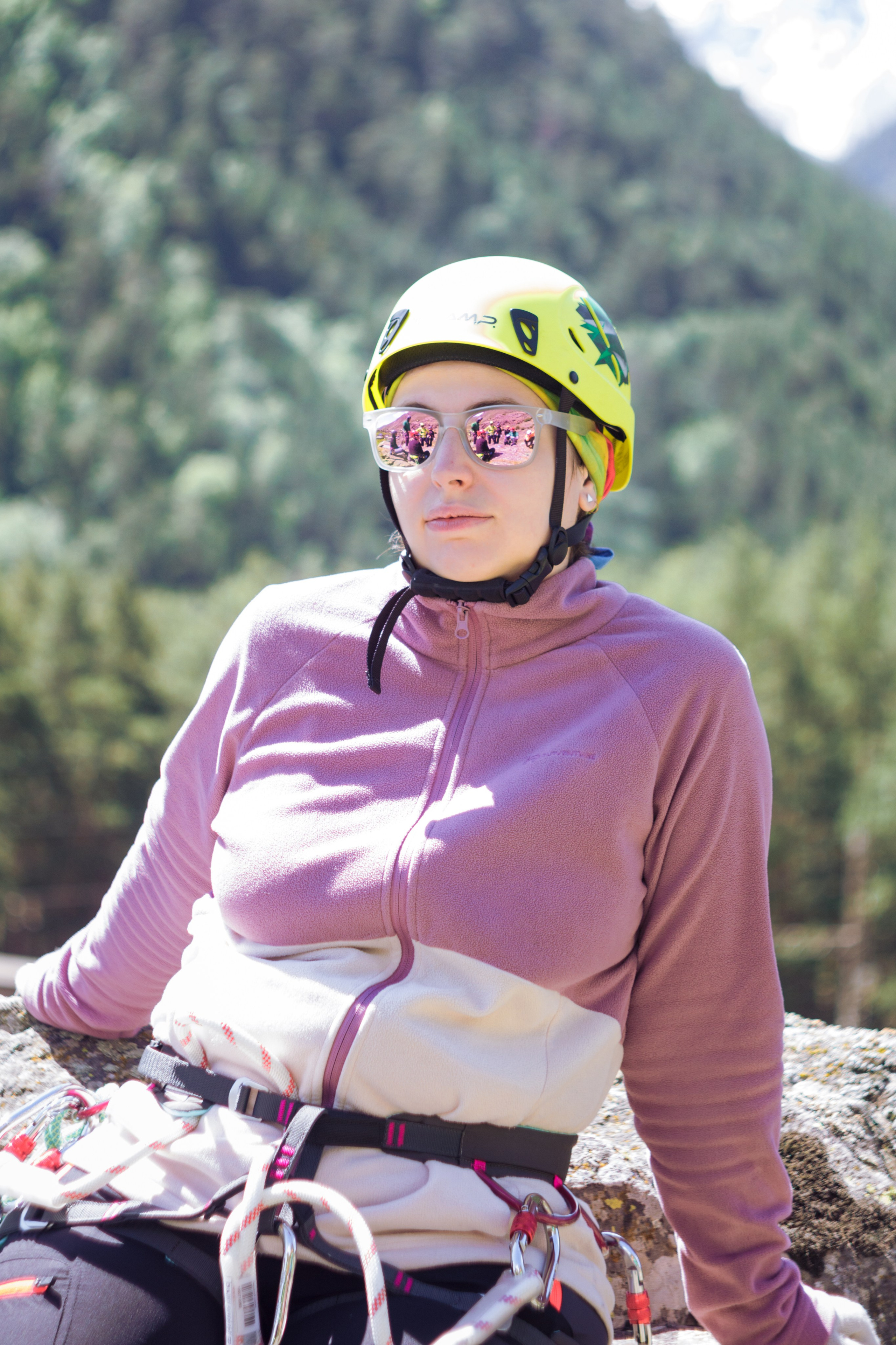 Тренировка на скалах в альплагере (Пример съемки). Фотограф Котий Даниил