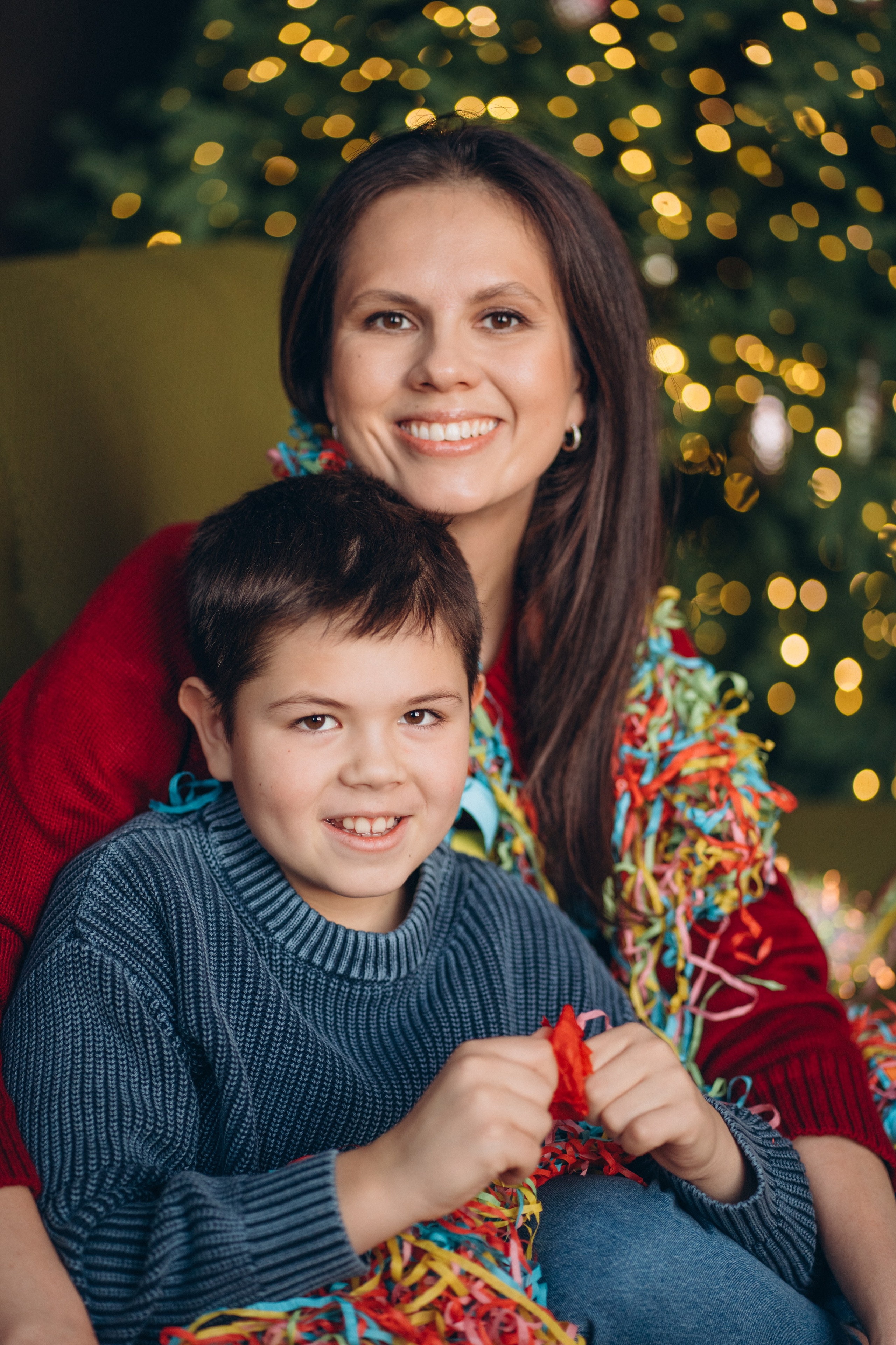 Новогодняя история. Семейный фотограф, фотосессия беременности в Новосибирске Кристина Киб