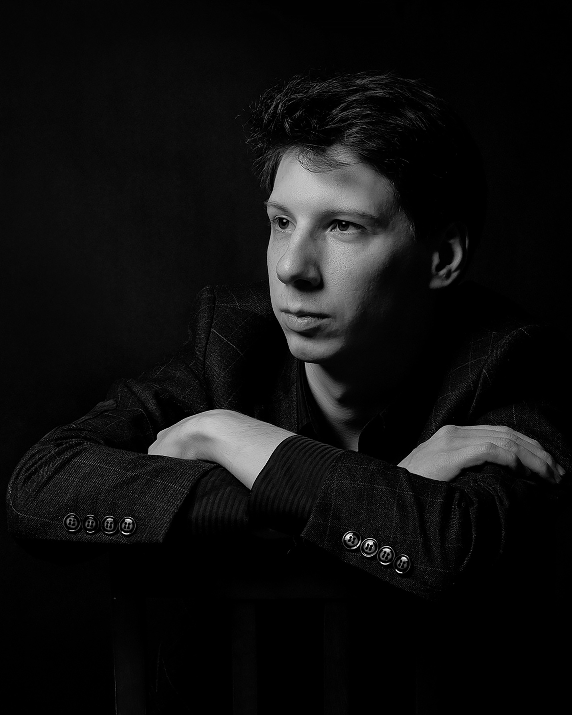 Черно-белый портрет в СПб