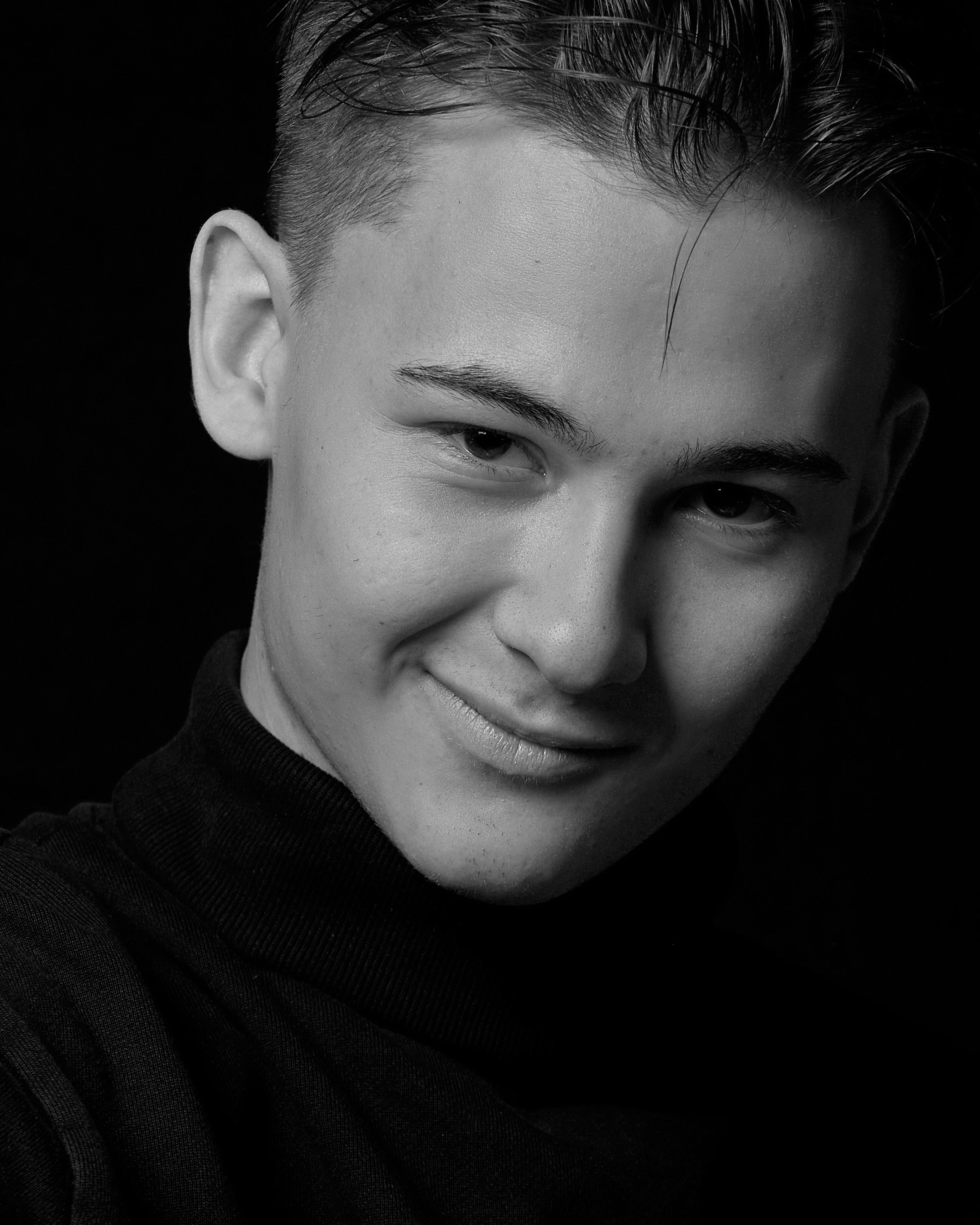 Черно-белый портрет в СПб