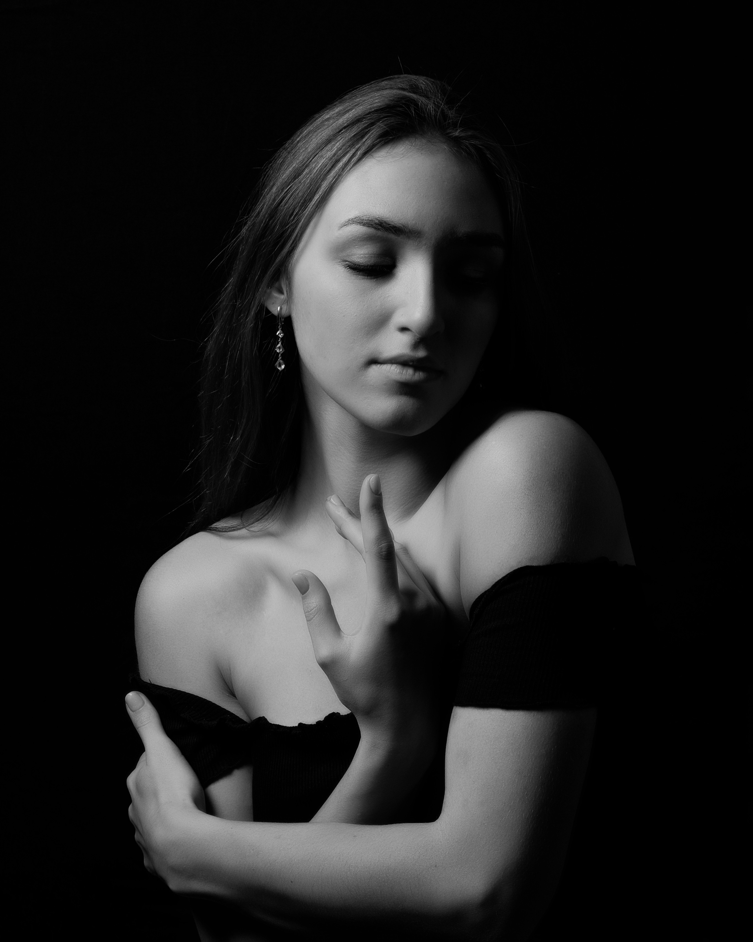 Черно-белый портрет в СПб