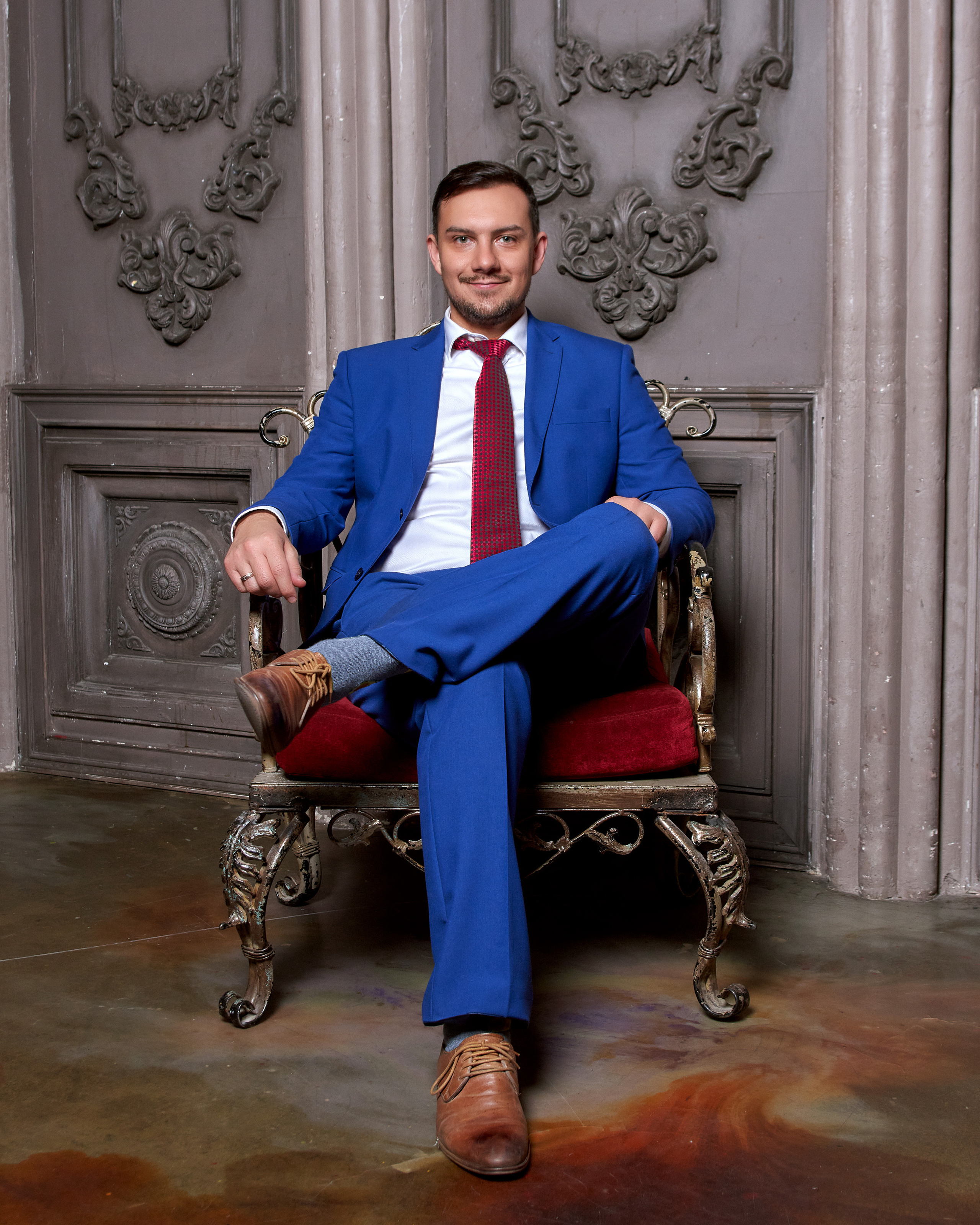 Фотосессия в студии с интерьером