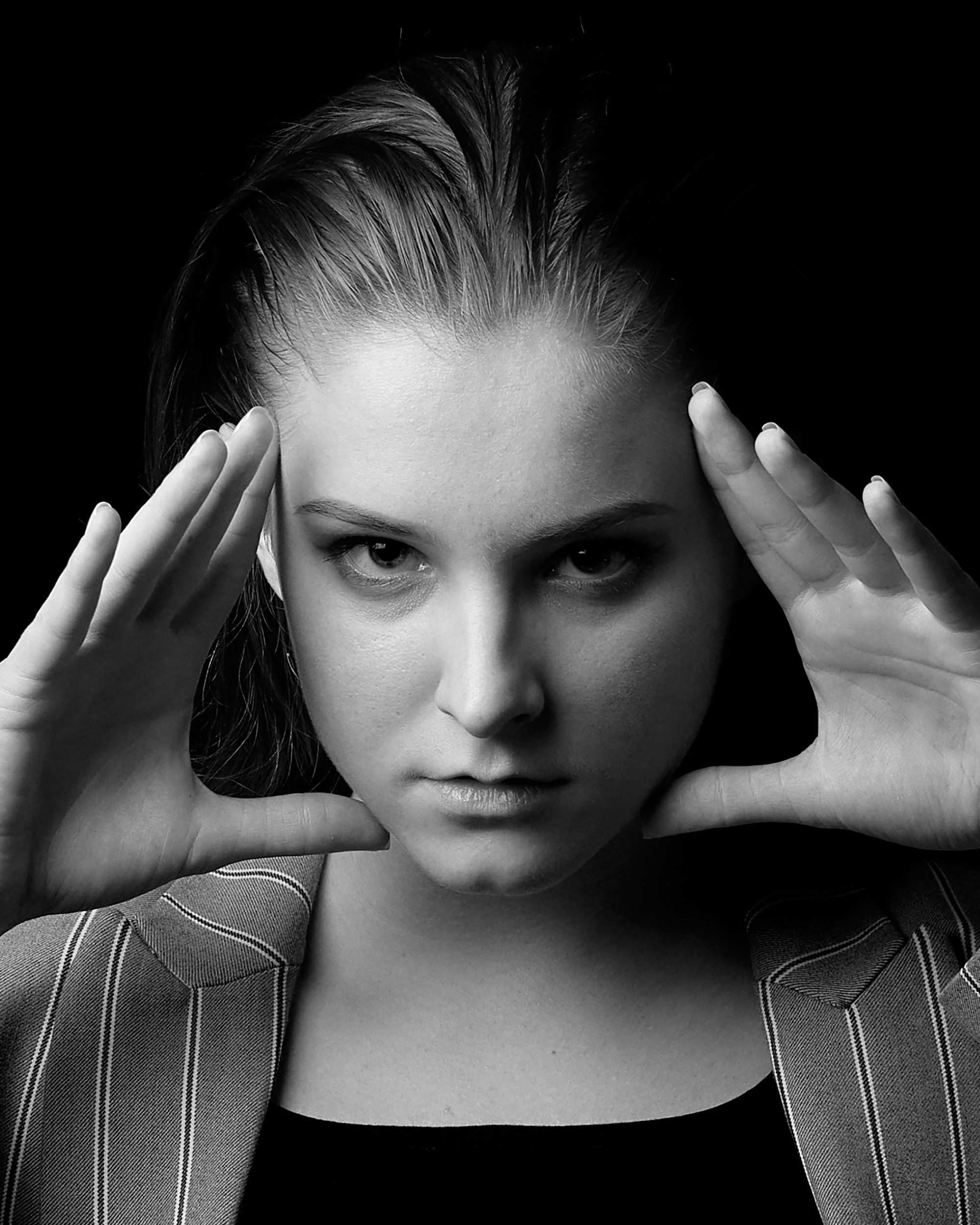 Черно-белый портрет в СПб