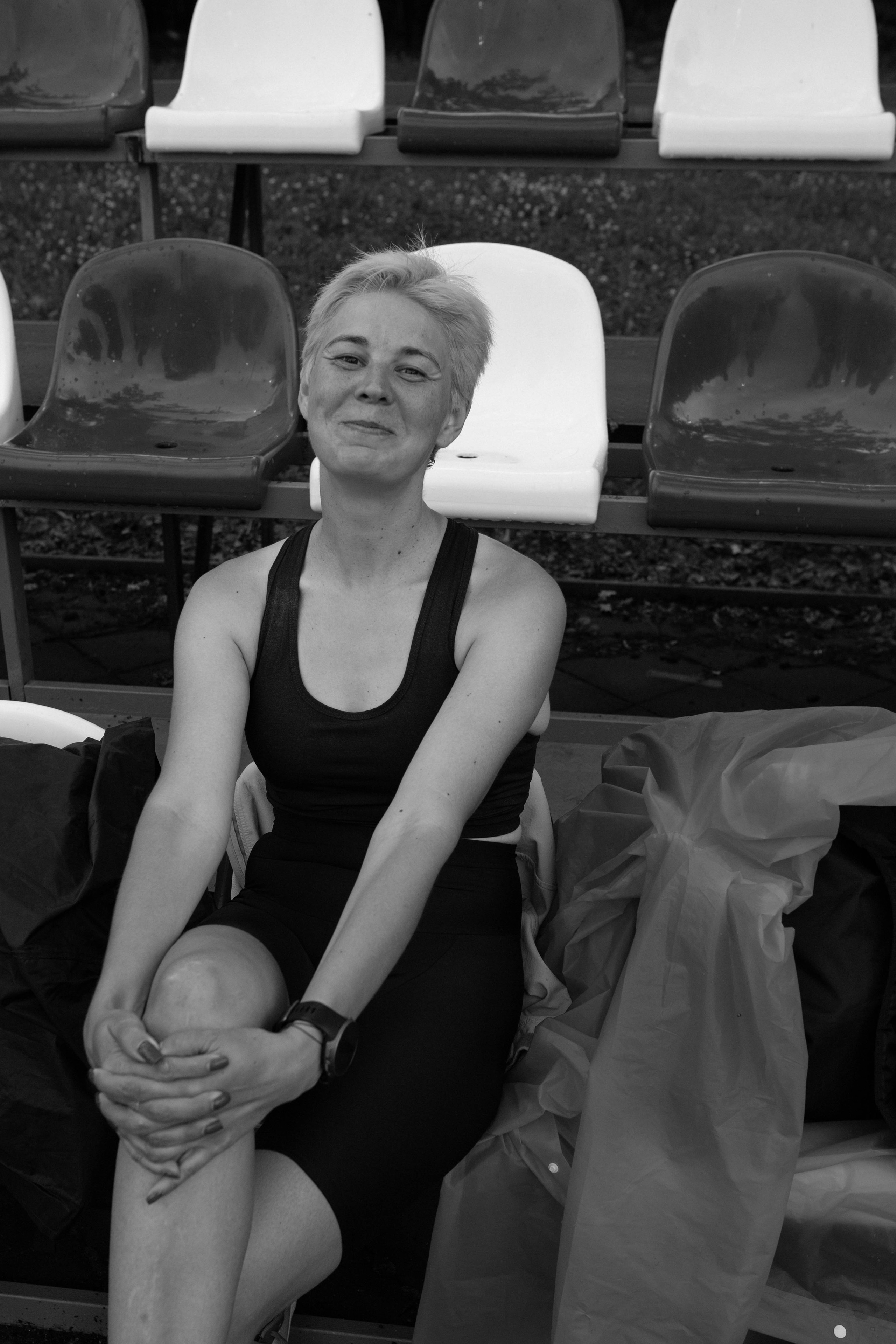 Тренировка сквозь призму чб. Александра Мельниченко/ Бегающий фотограф