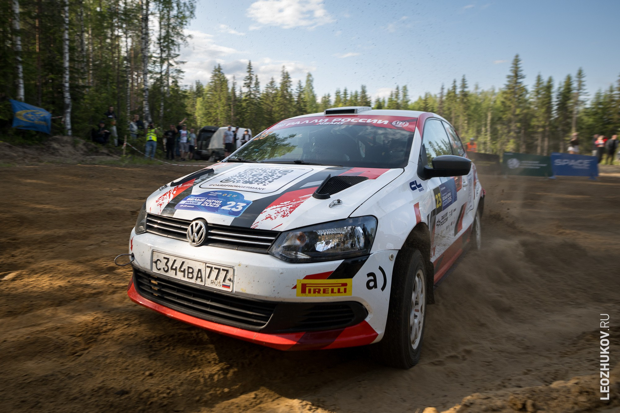 White nights rally 2025. Sports photographer Leonid Zhukov