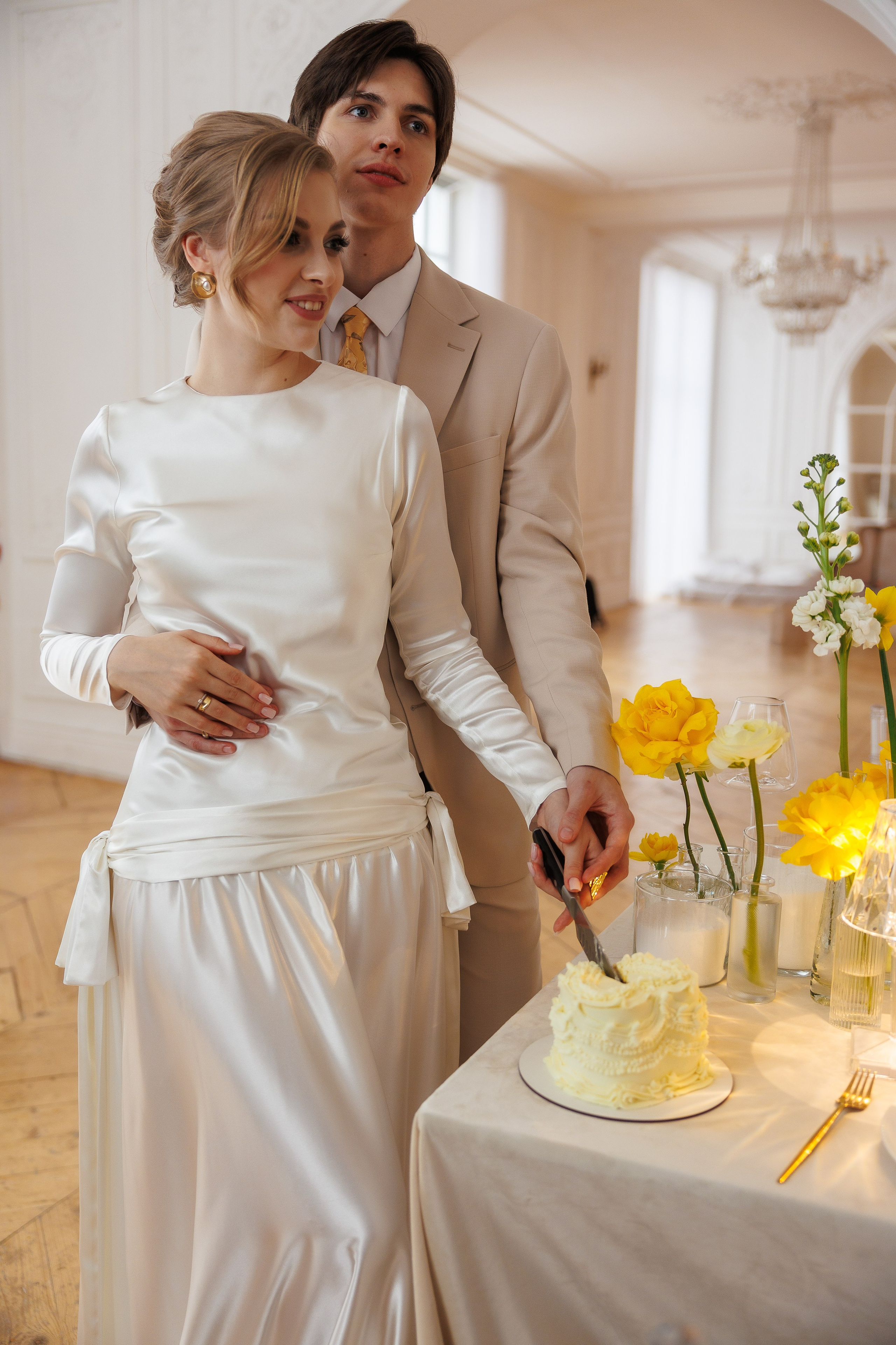 Камерная свадьба: весеннее настроение. Свадебный и семейный фотограф в Москве Красинская Мария