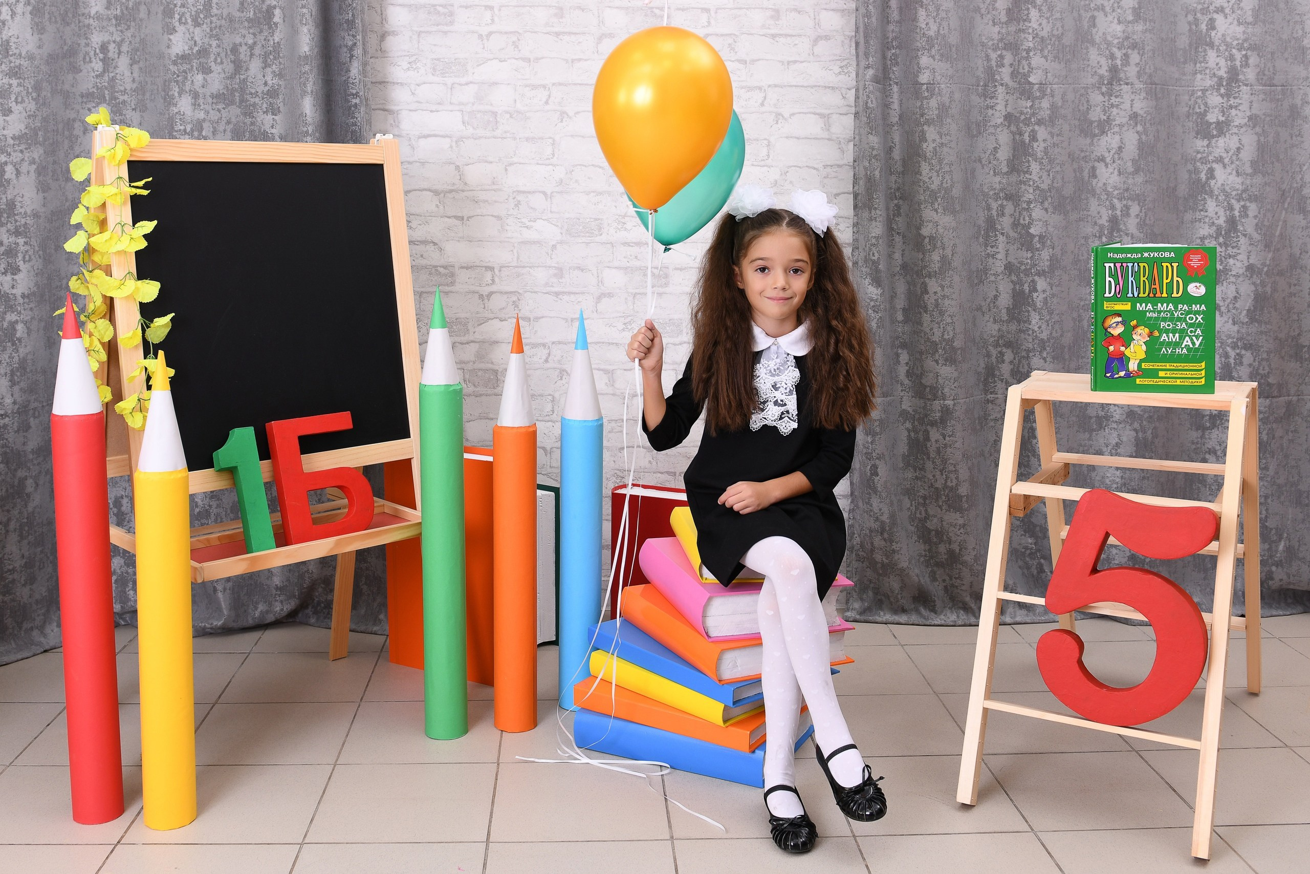 Портреты с декорациями. Детская выездная фотостудия