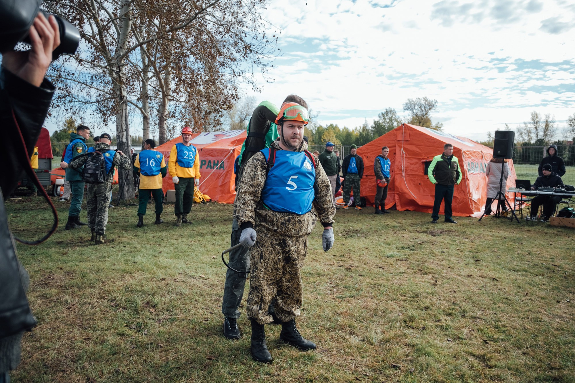 Соревнования «Лучший лесной пожарный» @ О. Татышев. Репортажный фотограф Максим Полянский. Москва, Санкт-Петербург, Красноярск
