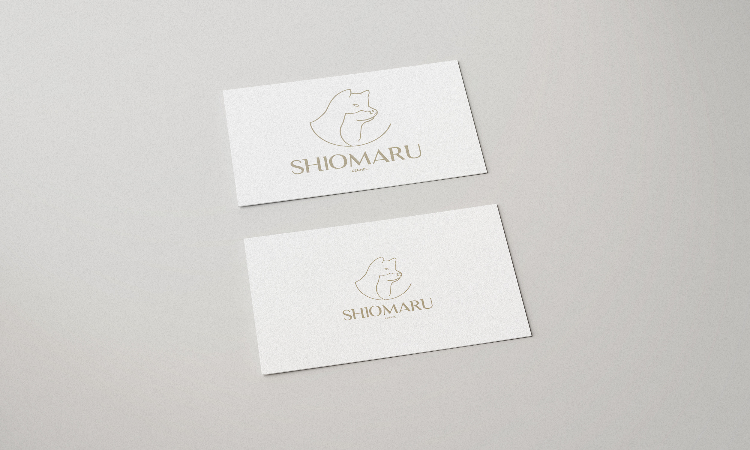 Логотип для питомника акит и сиба ину SHIOMARU