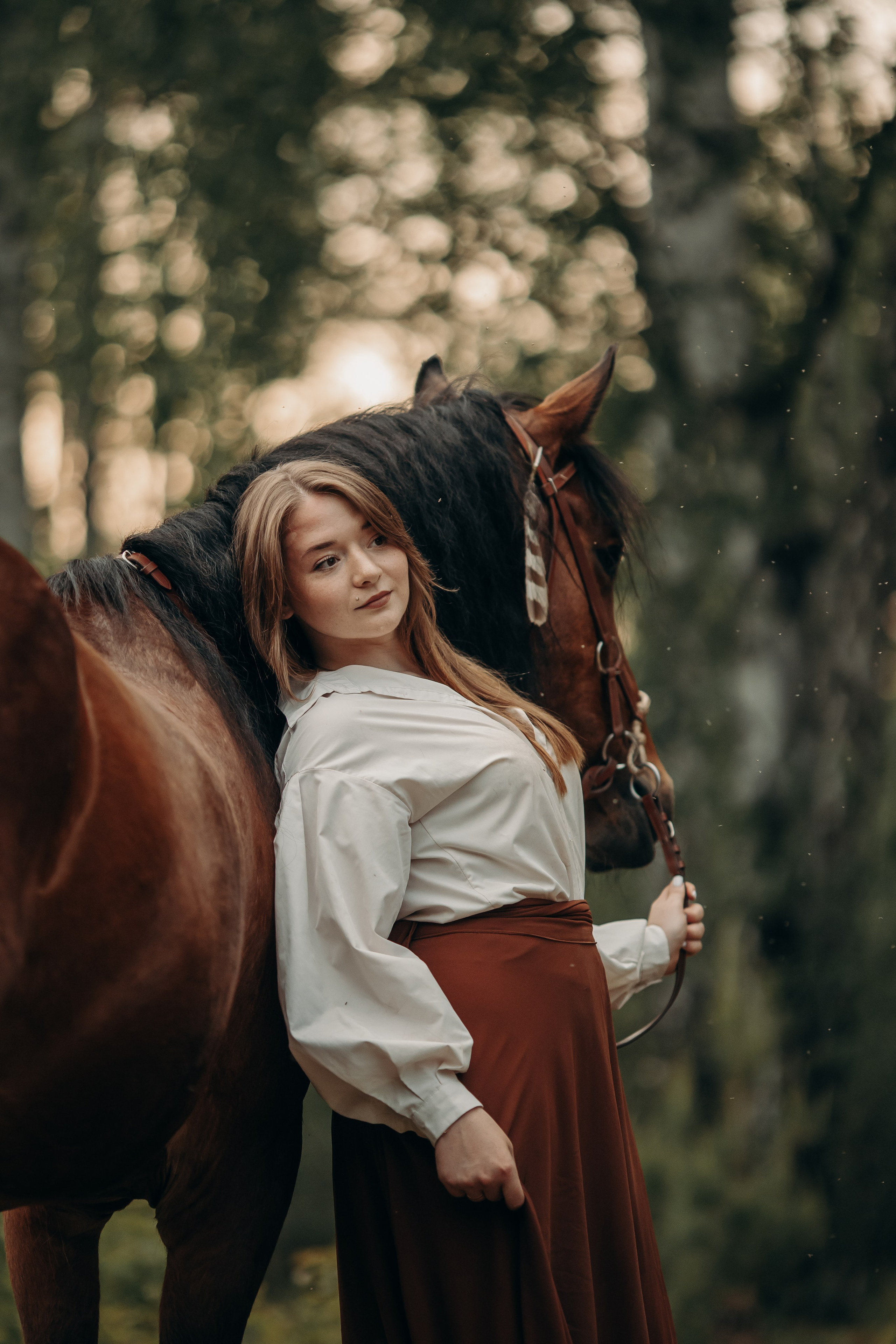 Ксения и Талисман. Анна Молчанова конный фотограф в Тюмени | фотосессии с лошадьми Тюмень
