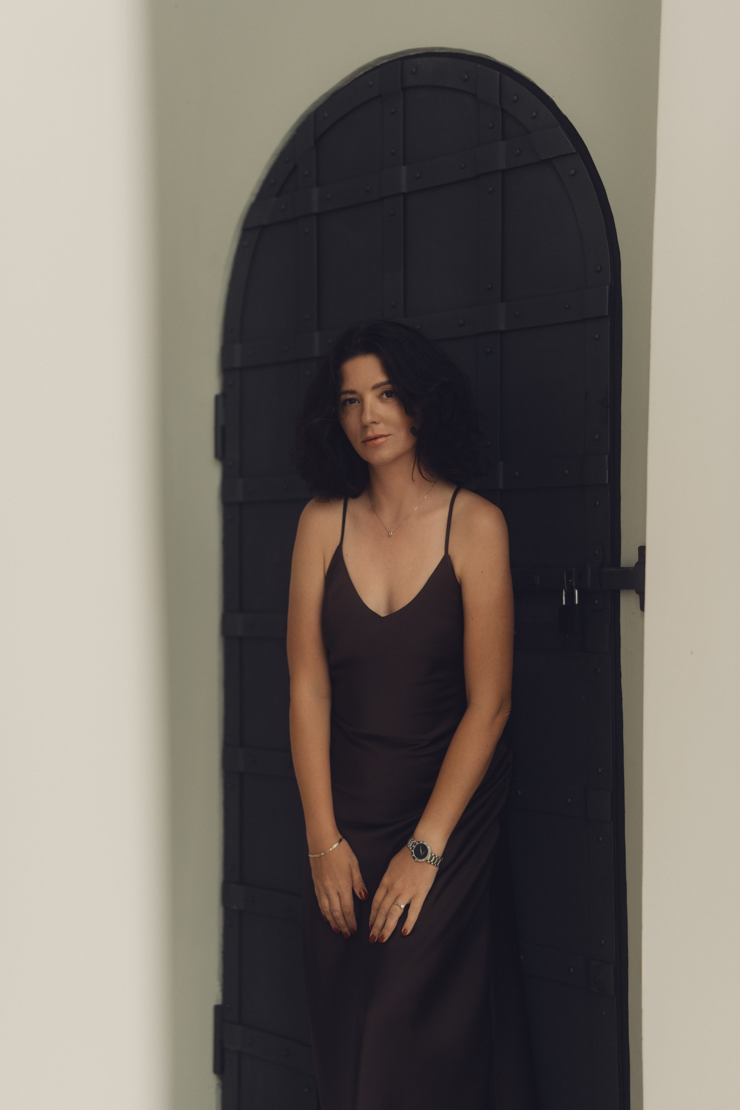 Уличная фотосессия с Катей Берлиной под Кировской дамбой в Казани