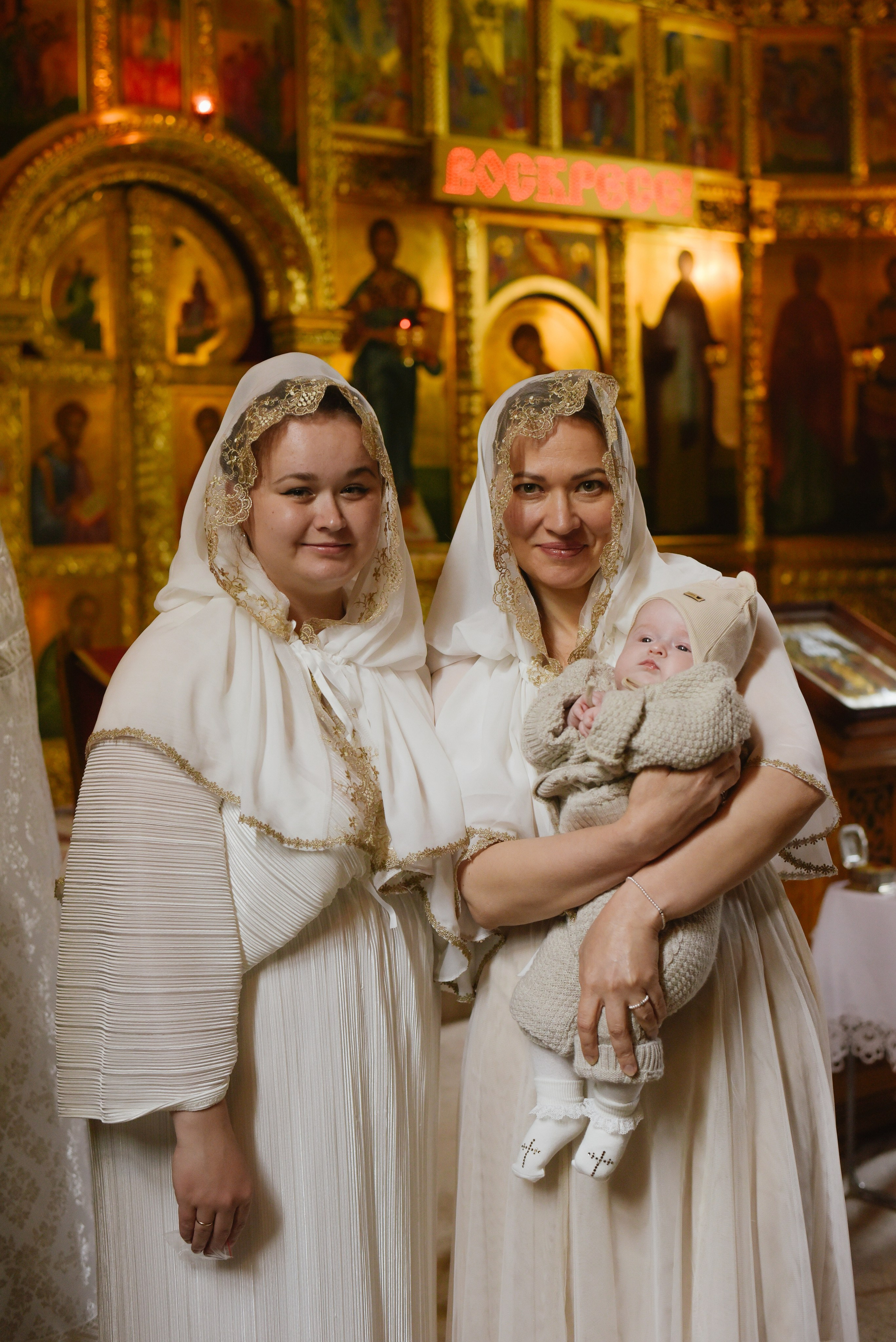 Таинство крещения Виктории. Фотограф Лола Волна, город Москва