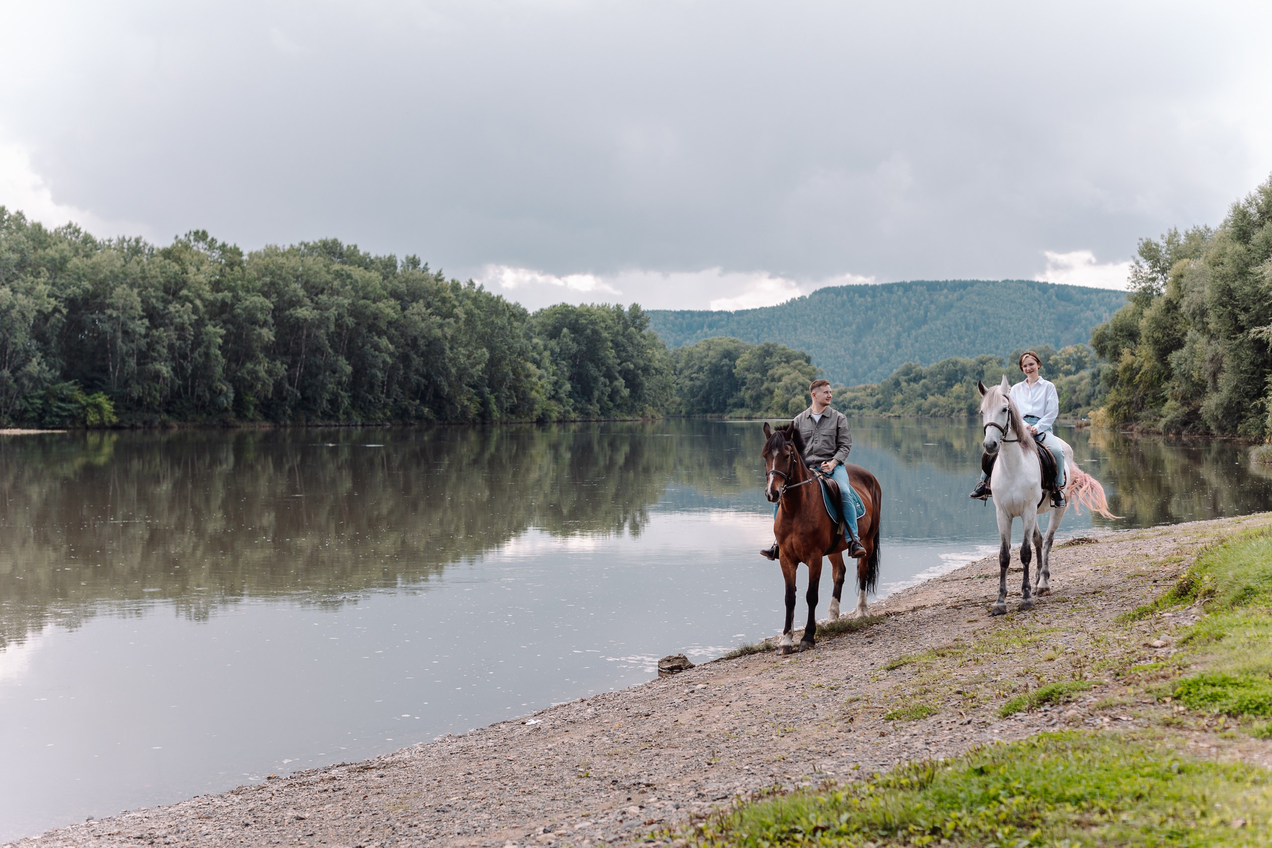 Фотосессия прогулка кони  Новокузнецк водник