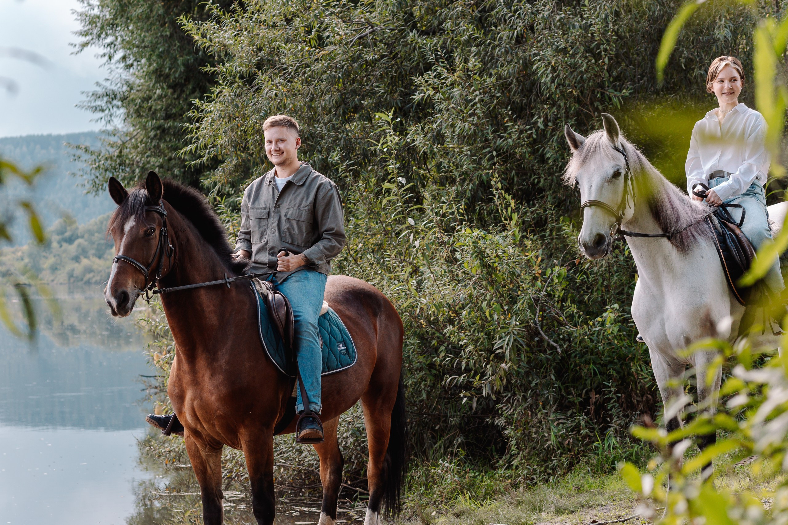 Фотосессия прогулка кони  Новокузнецк водник
