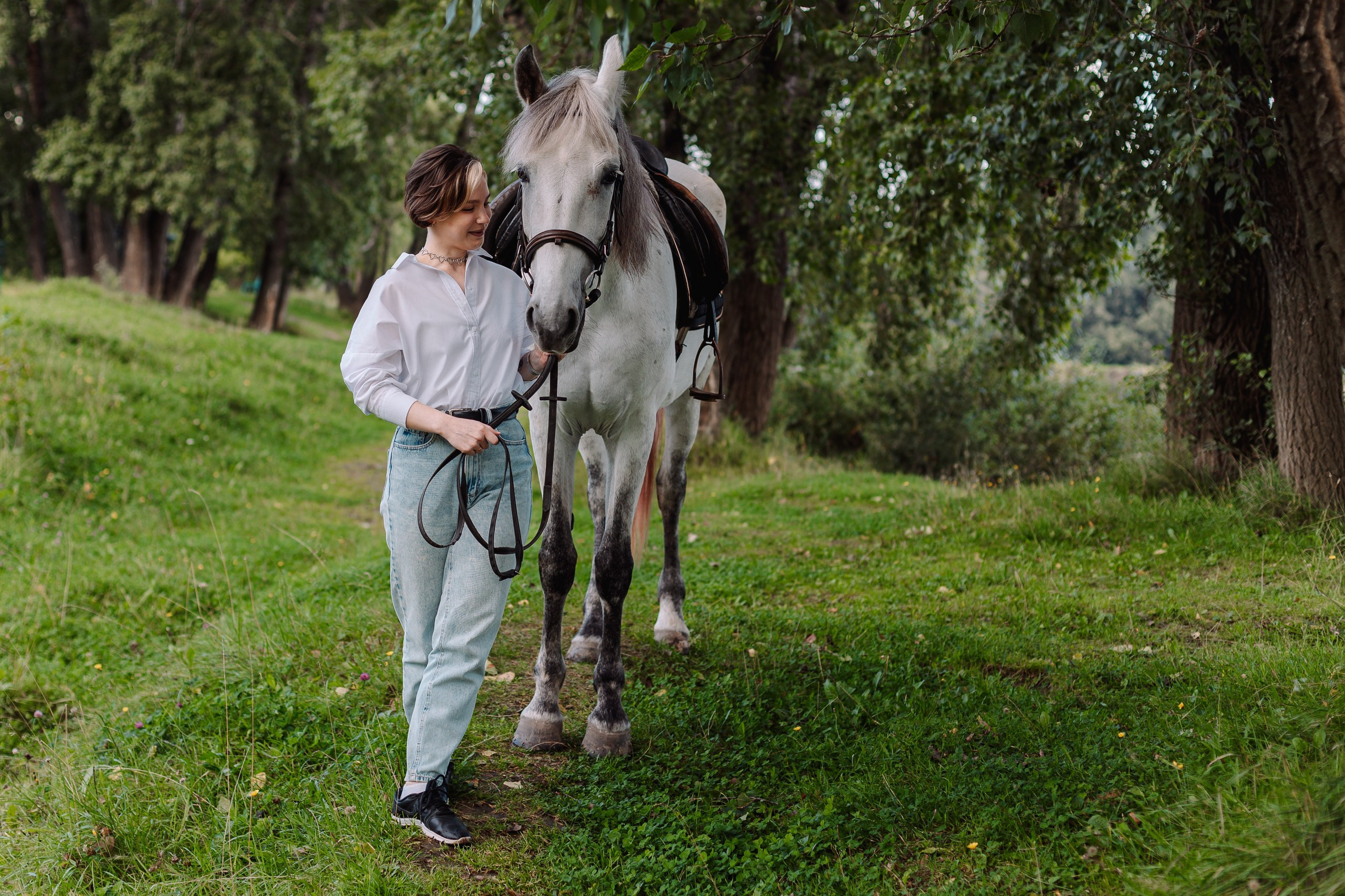Фотосессия прогулка кони  Новокузнецк водник