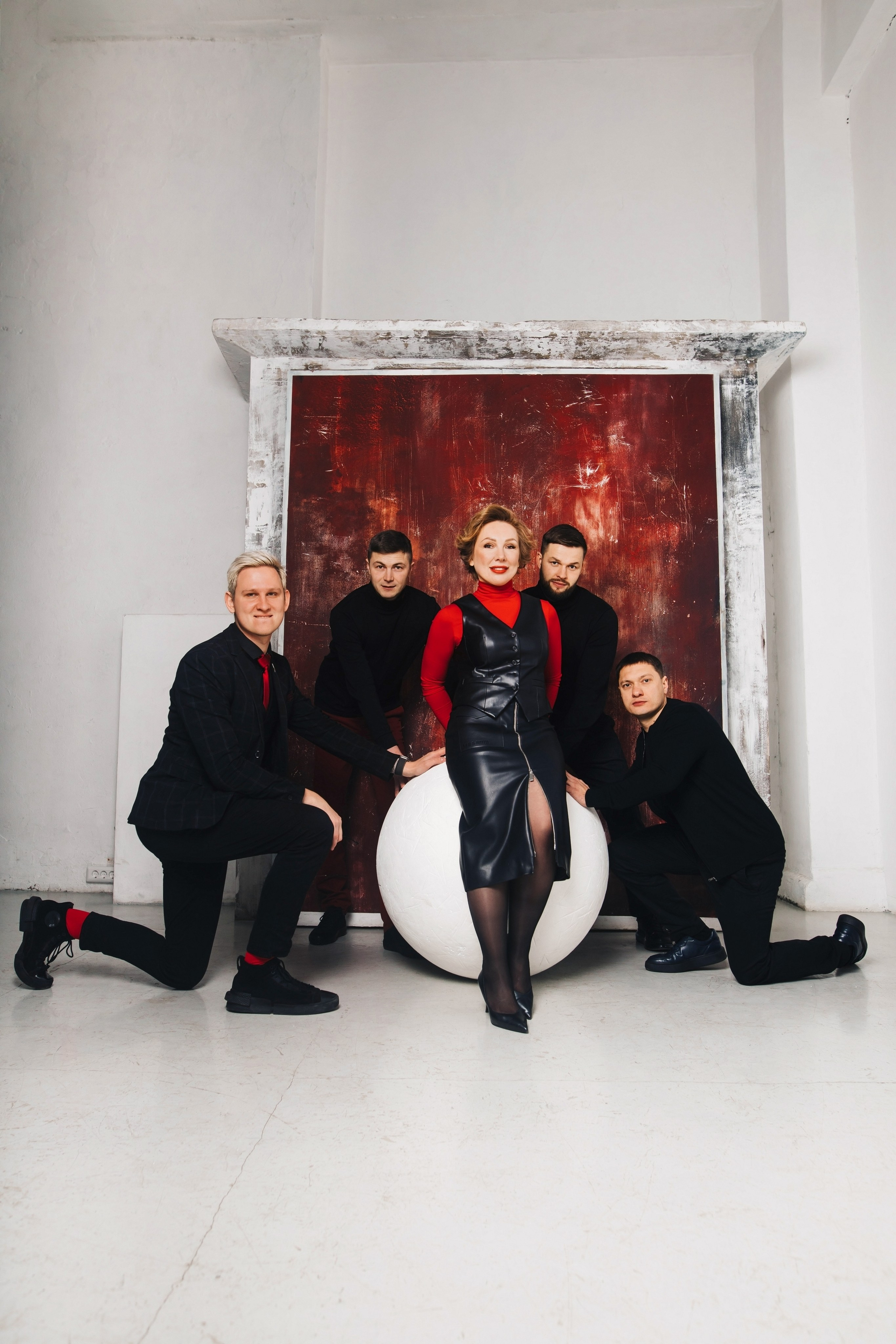 Елена и команда. Фотограф Людмила Оюн