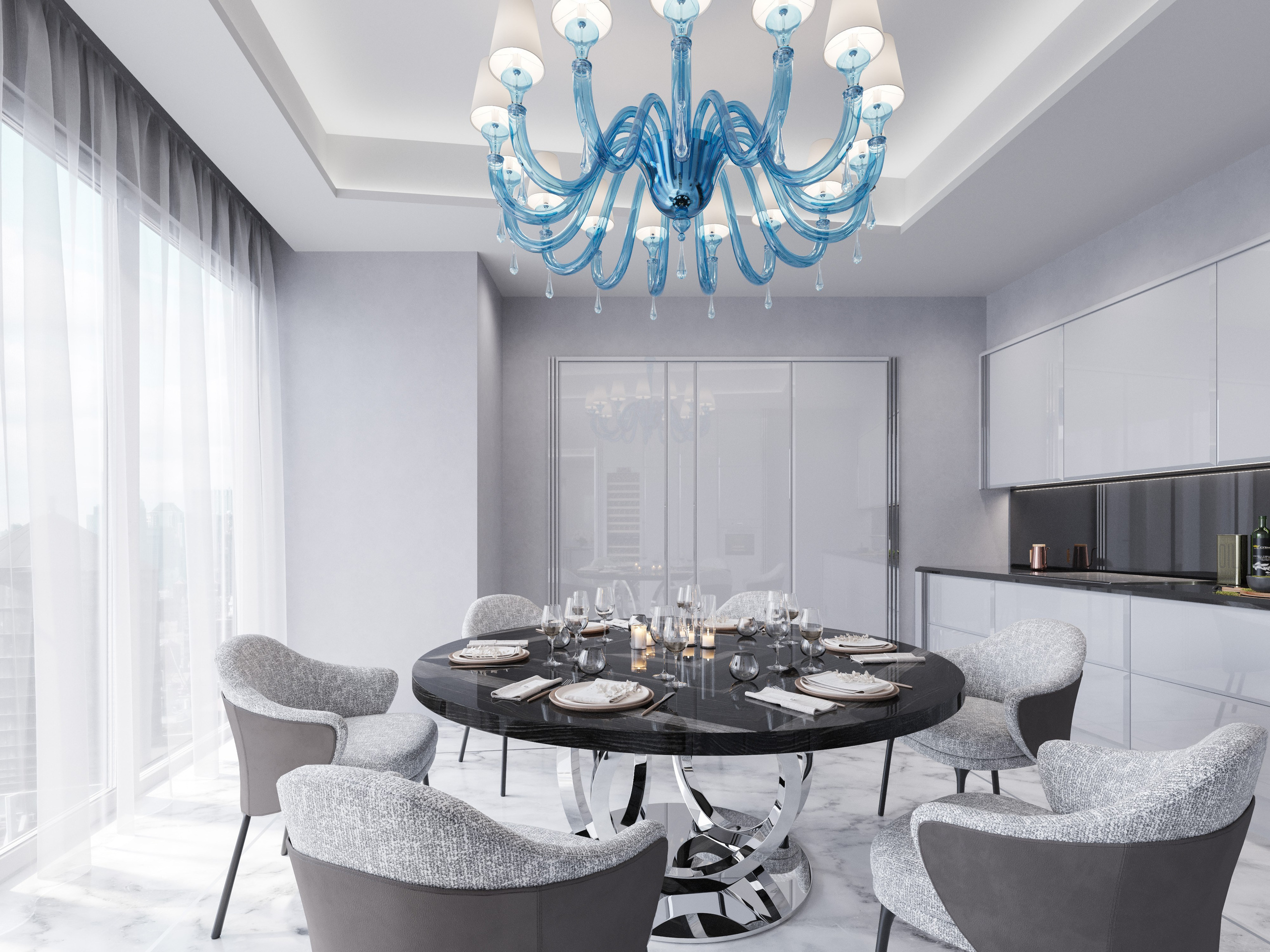 3D Визуализация Элитной Квартиры в Современном Стиле. Визуализатор интерьера в Москве | Брагин Кирилл