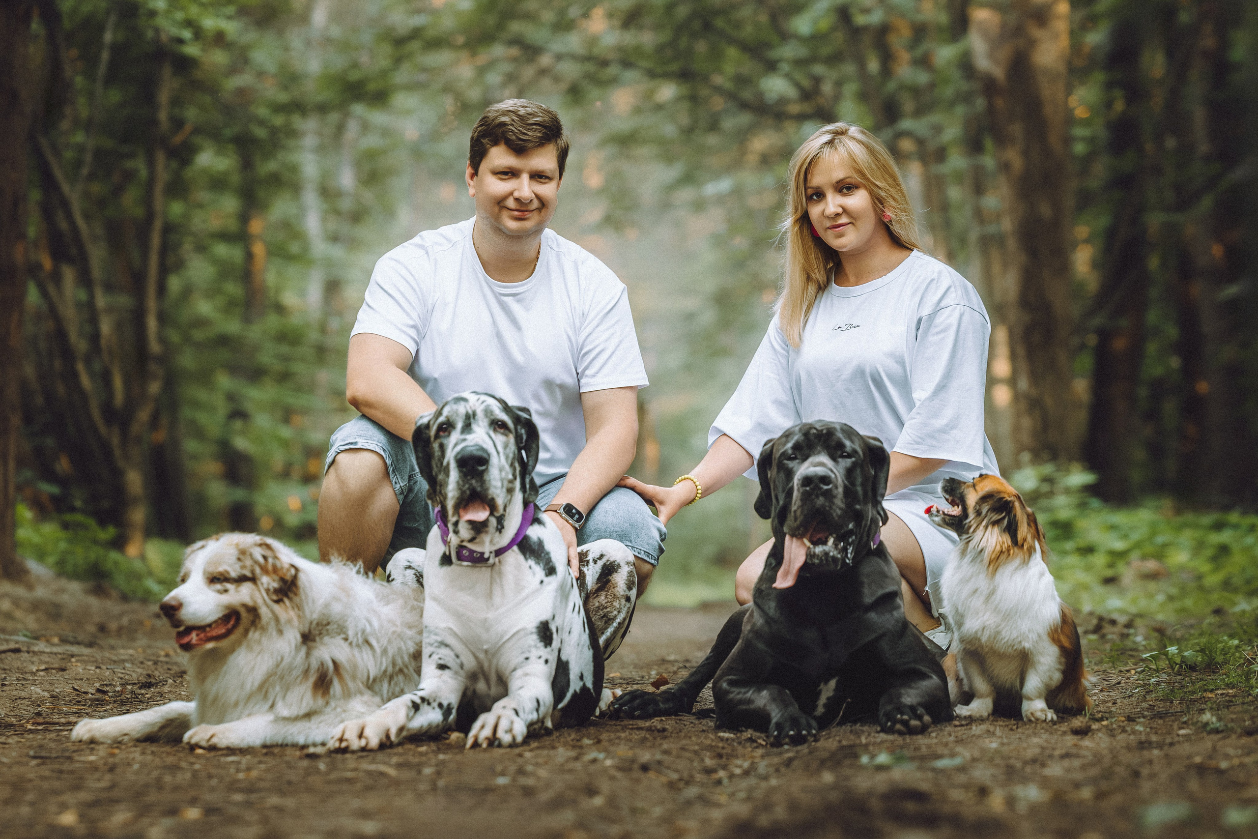 Катя, Андрей, Гектор, Ричи, Тортик и Трой