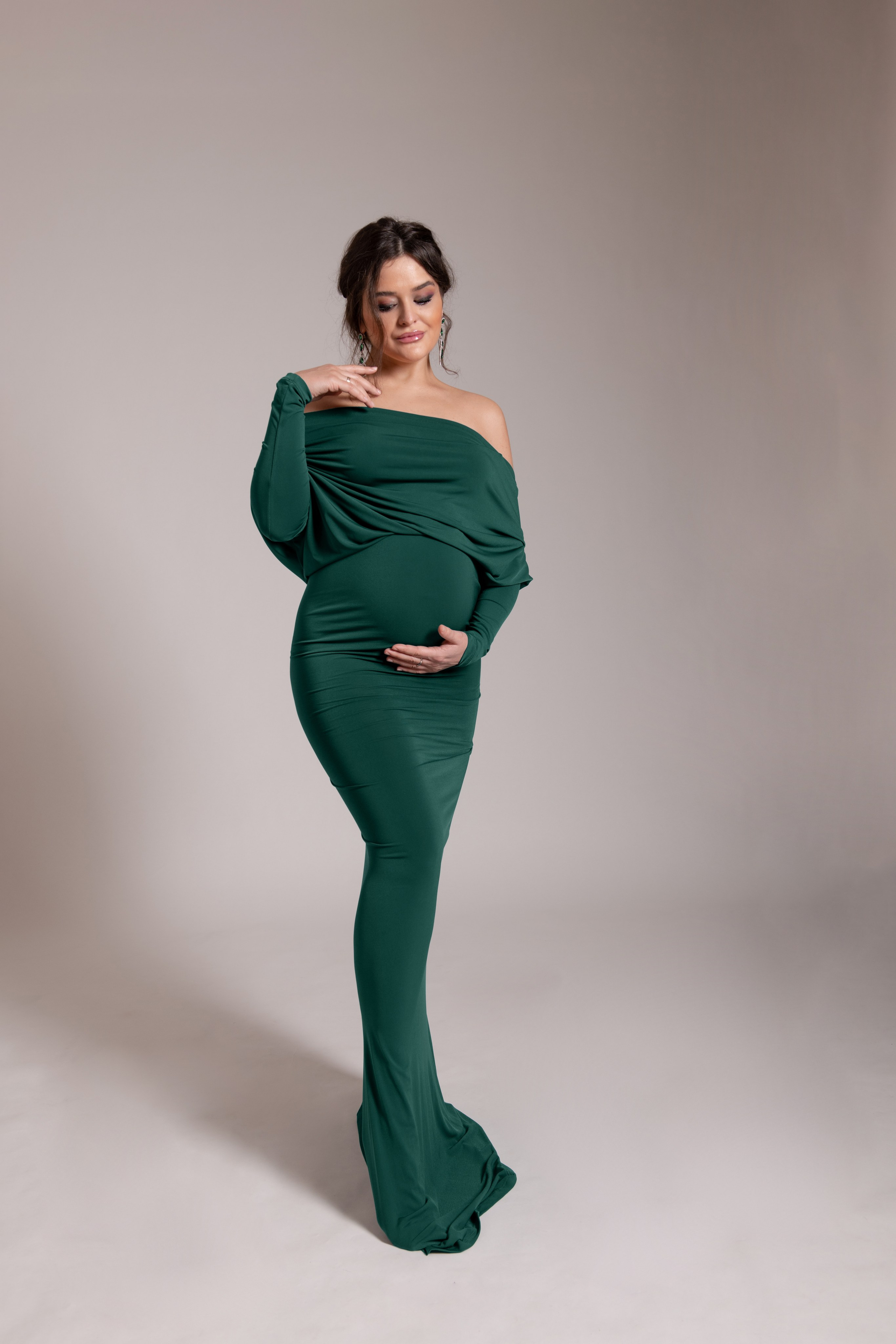 Платья — ткани — аксессуары. Фотосессия беременности — Крылова Натали — Москва