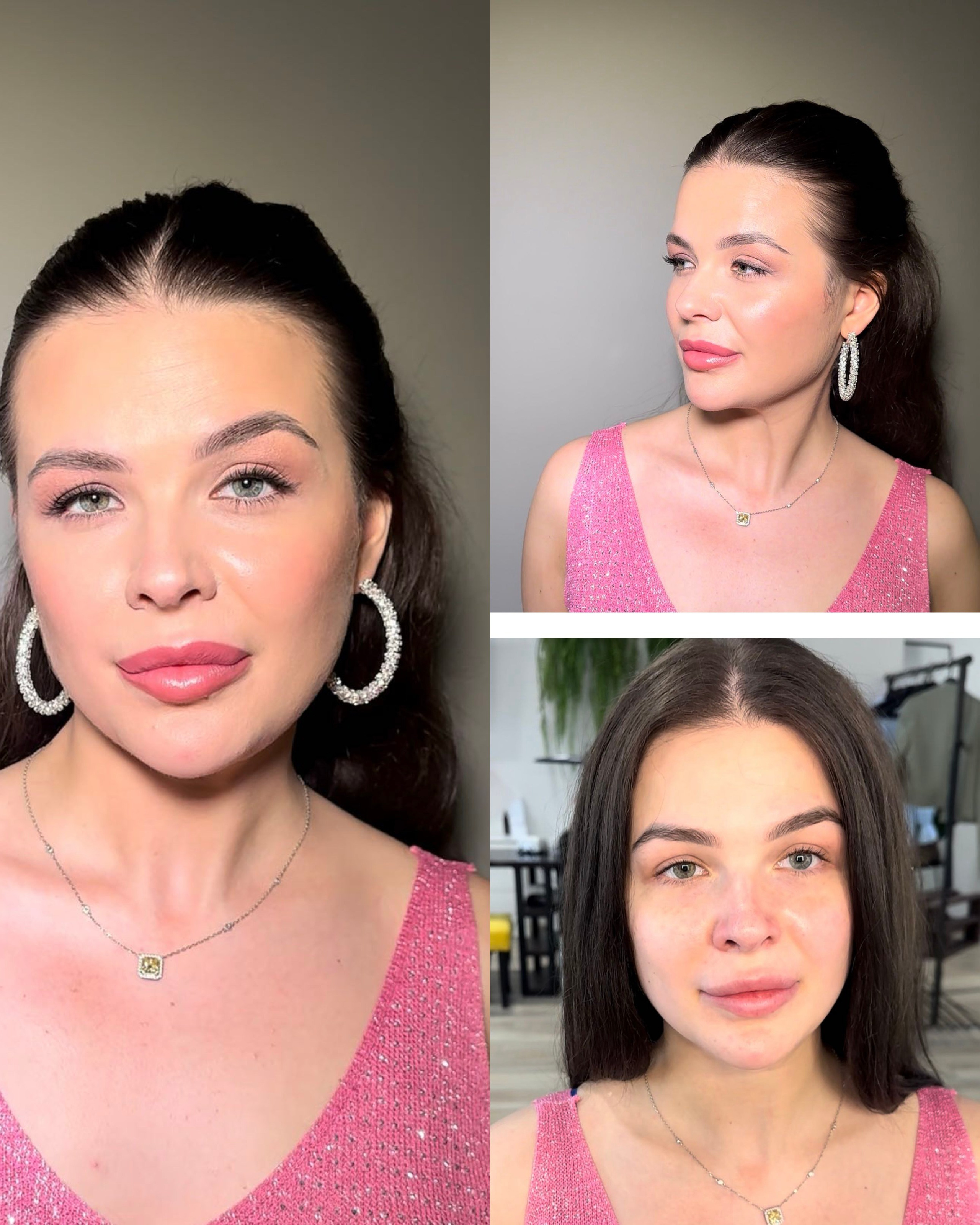 Образ (локоны/макияж). Визажист. Стилист по волосам в Москве. Анастасия Ворожейкина